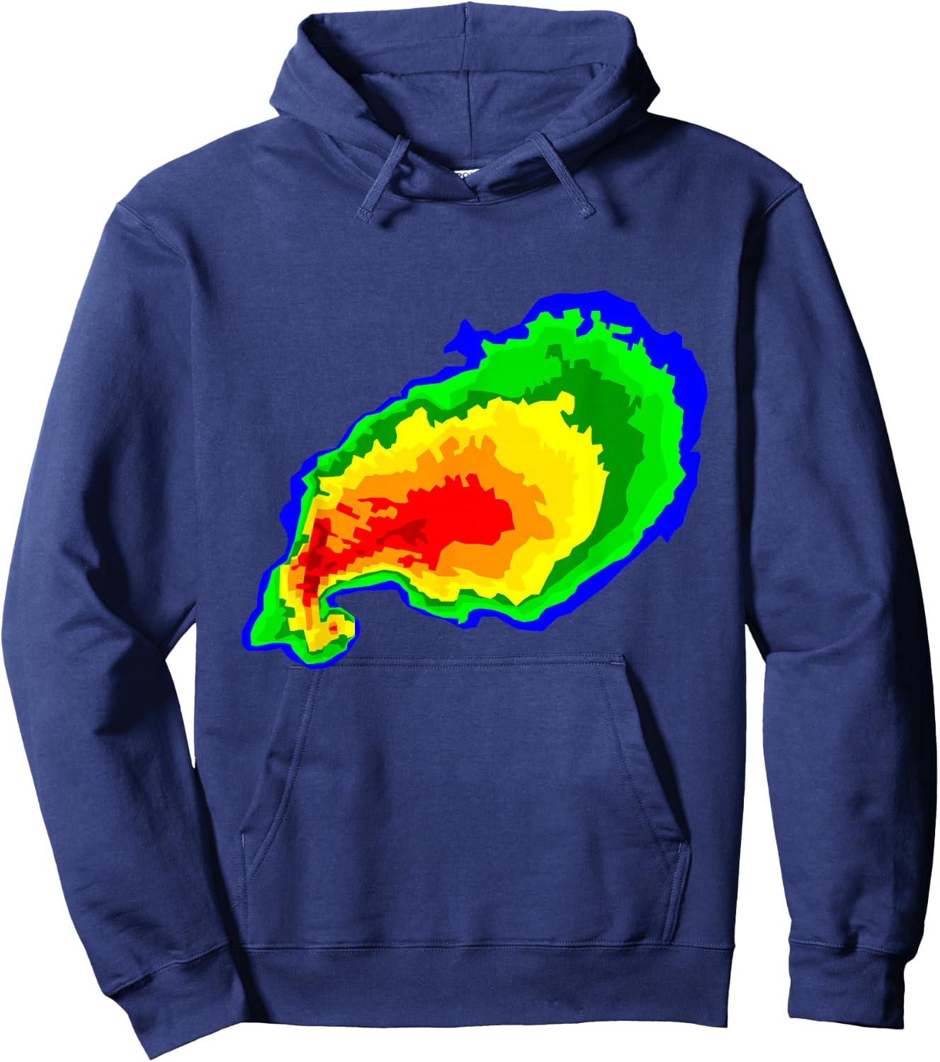 Meteorologist Hunting Storms Cumulonimbus, Twisting Storm Hoodie - Hoodie | Navy