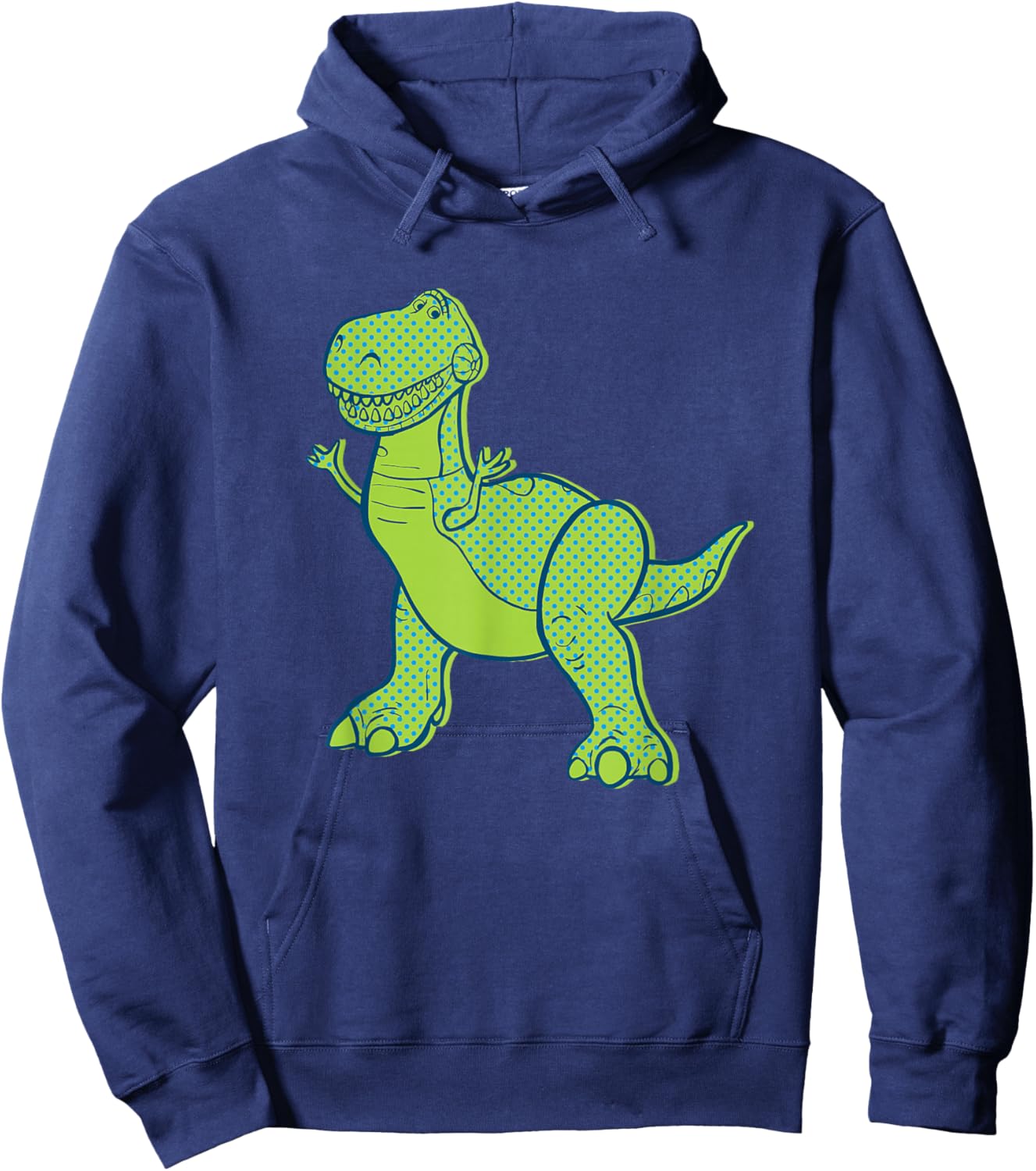 Disney Pixar Toy Story 4 Rex Halftone Hoodie - Hoodie | Navy