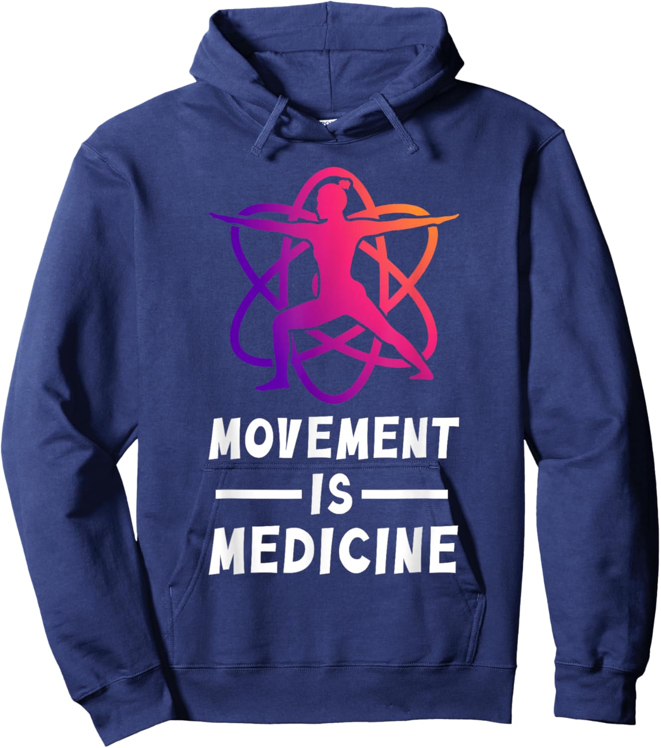 Movement Is Medicine Exercise Therapy Sports Medicine Hoodie - Hoodie | Navy