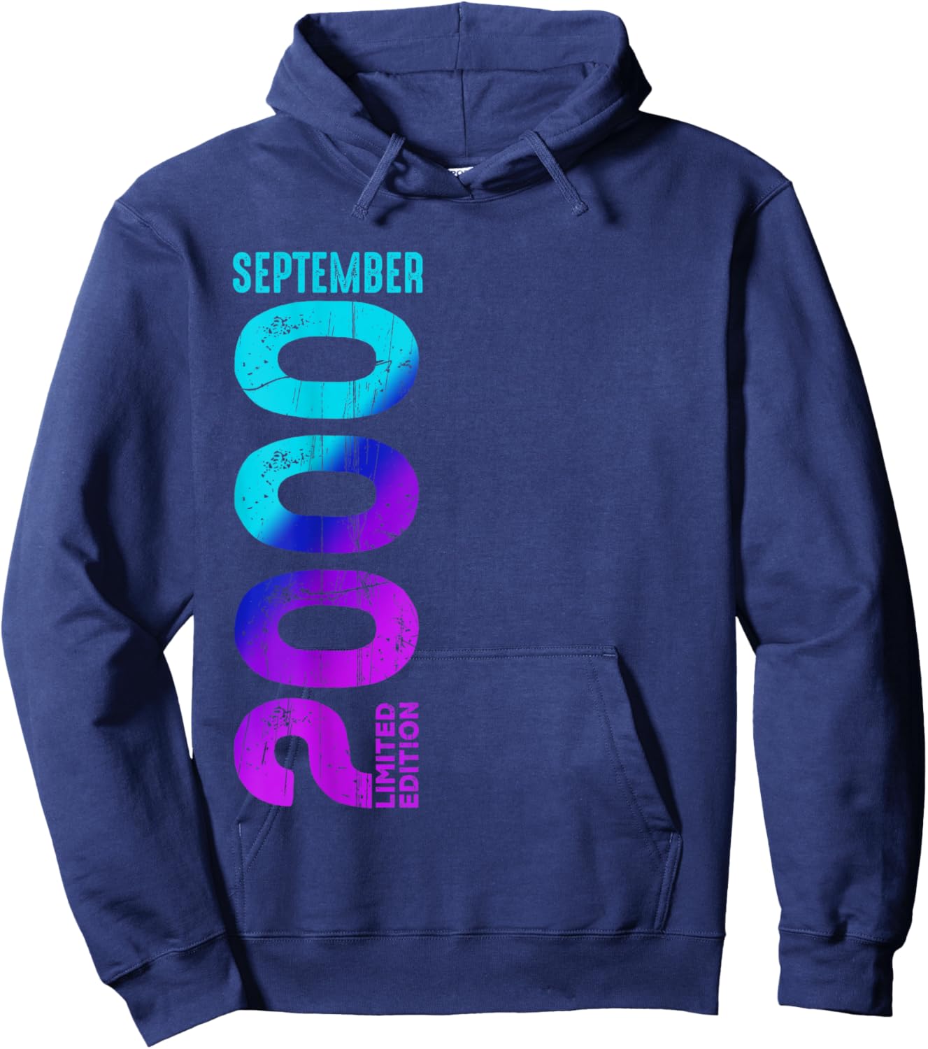 Limited Edition September 2000 Birthday Hoodie - Hoodie | Navy