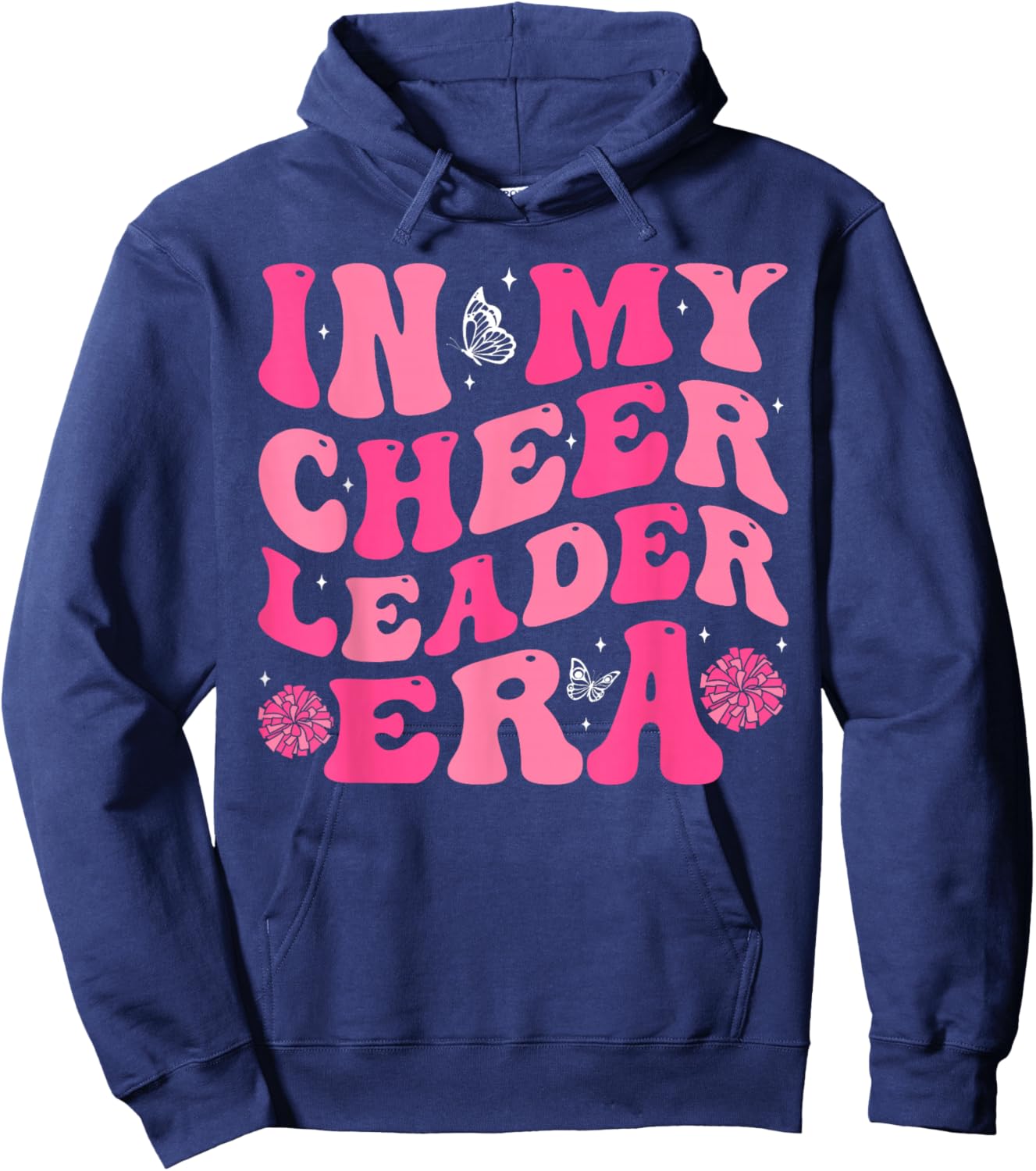 in My Cheerleader Era Cheer Coach Cheerleading Women Girls Hoodie - Hoodie | Navy
