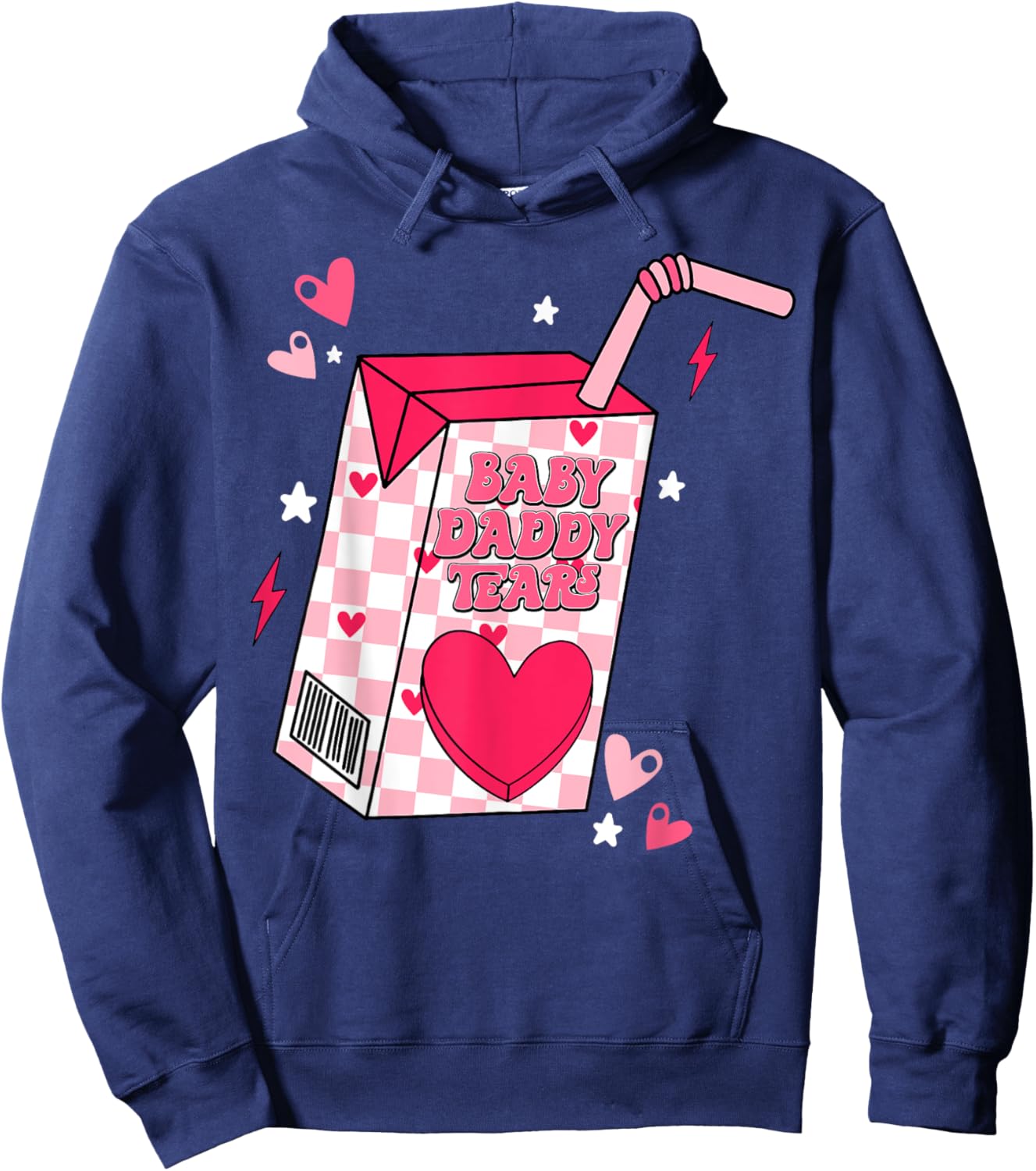 Baby Daddy Tears Hoodie - Hoodie | Navy