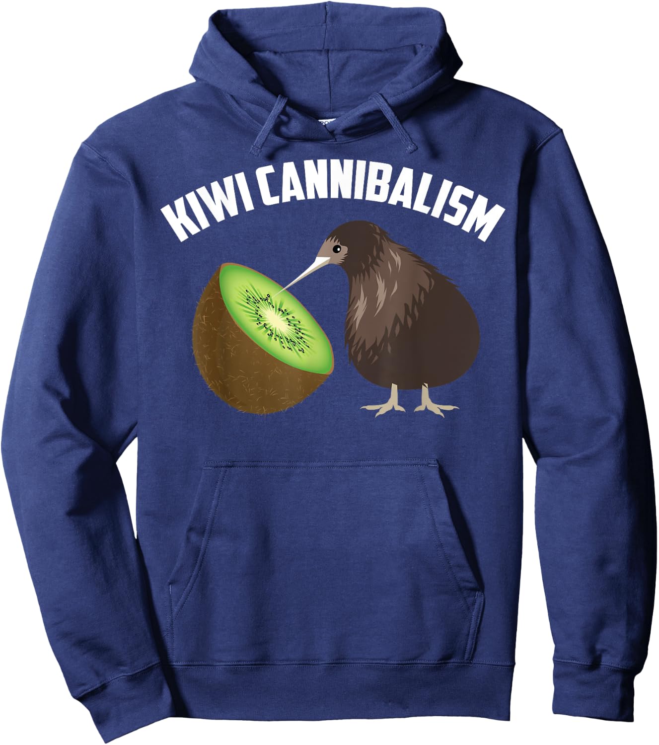 Kiwi Cannibalism | Cute Cannibalistic Bird Gift Hoodie - Hoodie | Navy