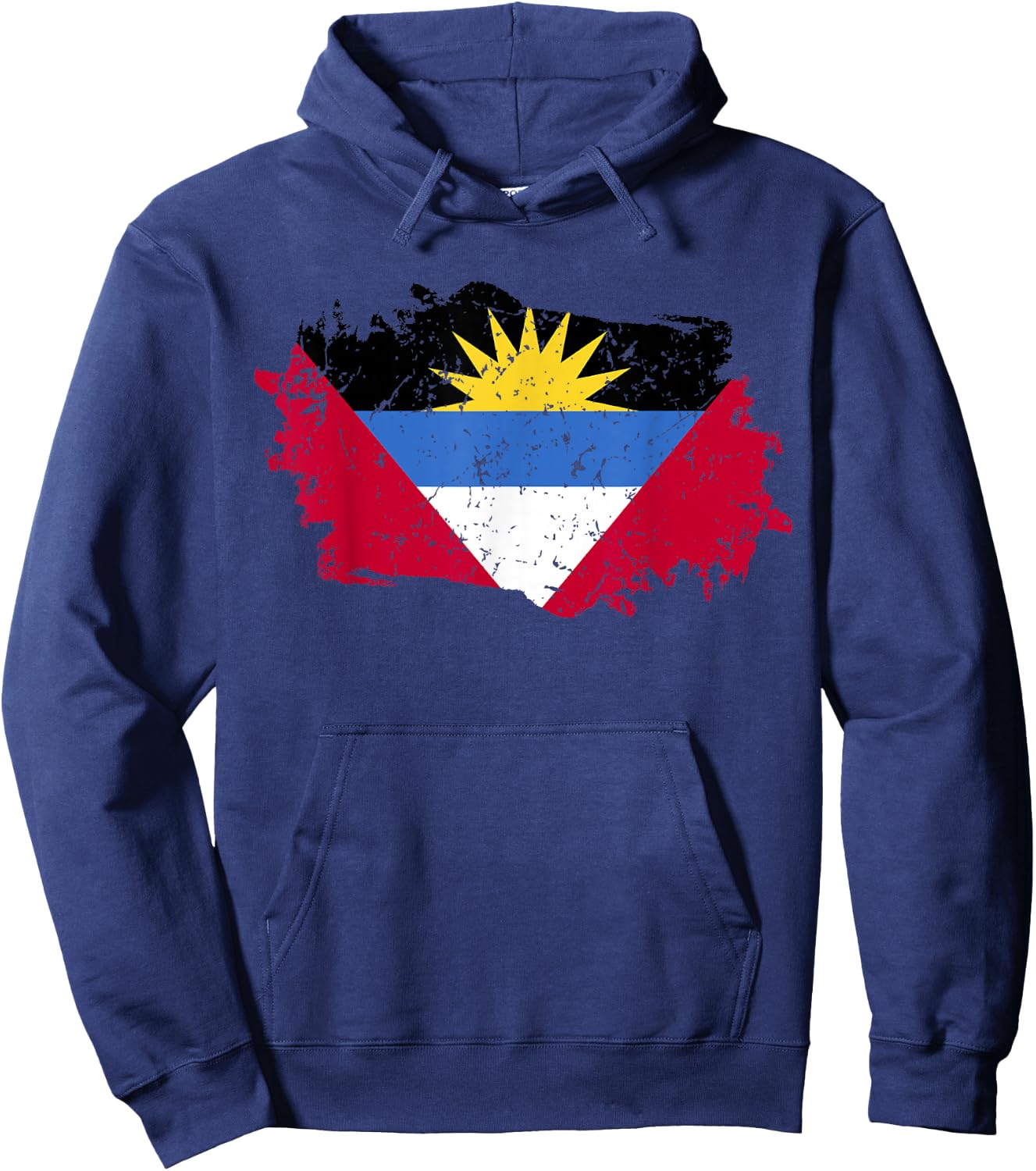 Antigua And Barbuda Flag Hoodie - Hoodie | Navy