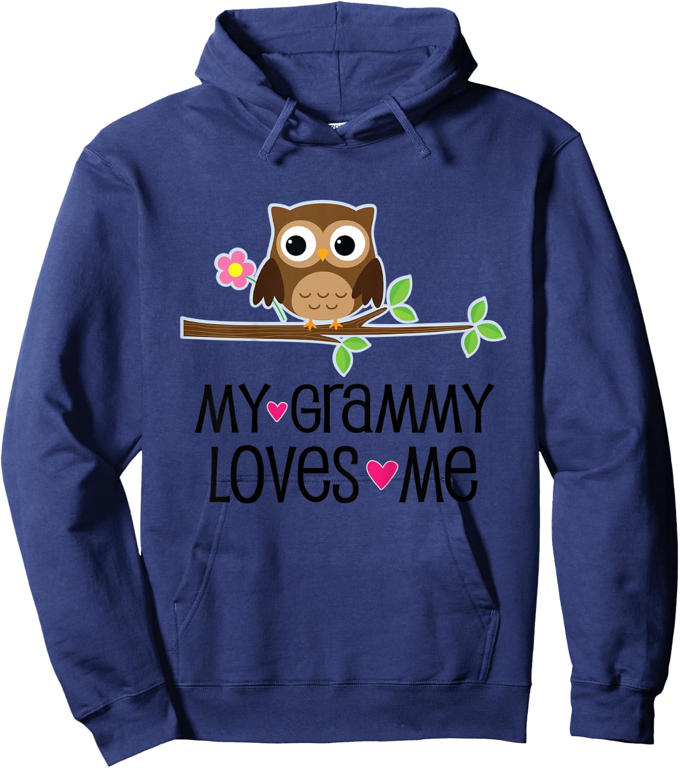 Kids My Grammy Loves Me Grandchild Gift Hoodie - Hoodie | Navy
