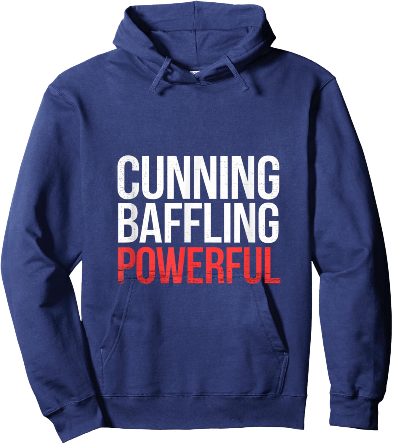 Cunning Baffling Powerful Alcoholism Journey Recovery Hoodie - Hoodie | Navy