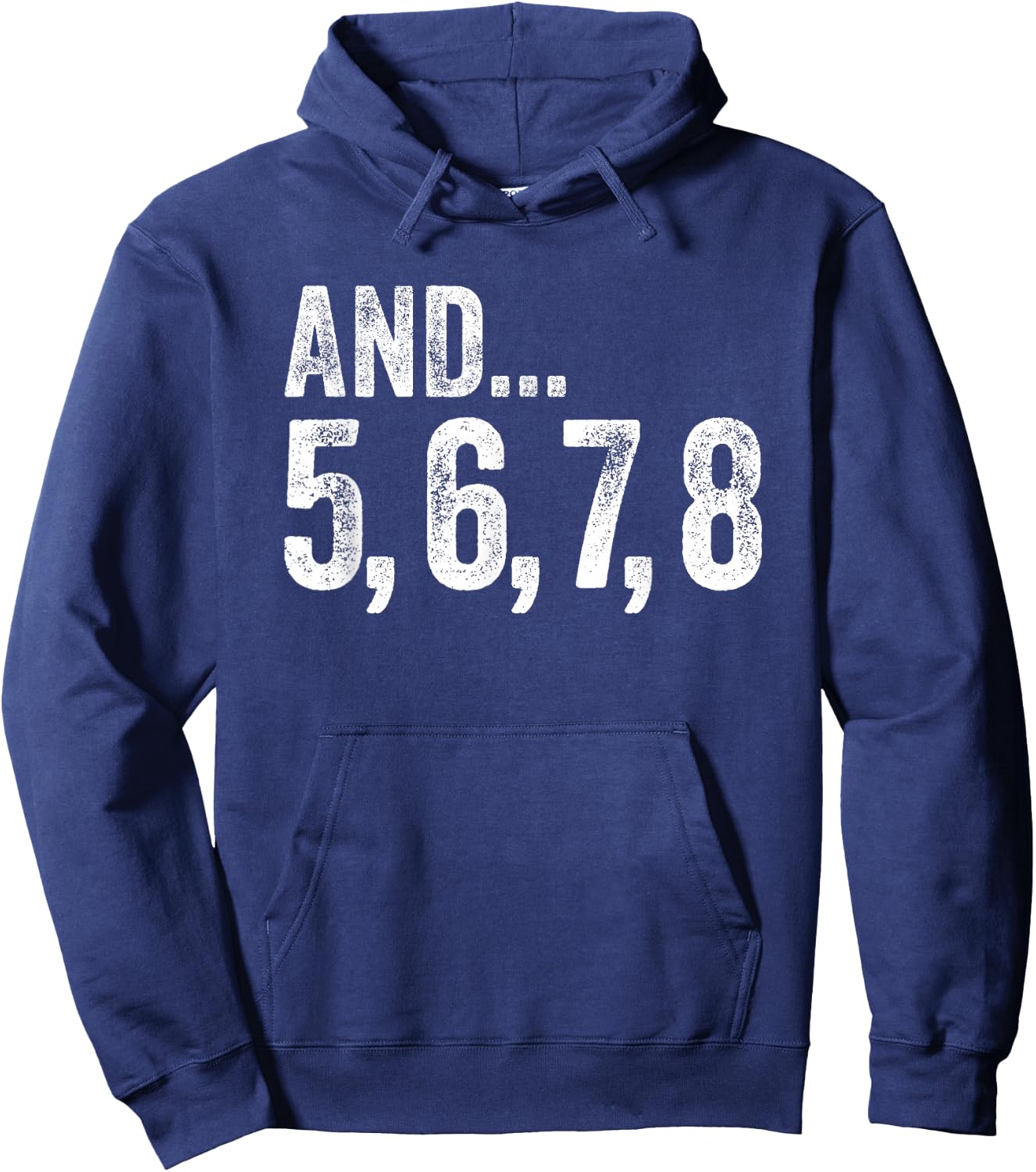 And 5 6 7 8 Dance Teacher Line Dance Lessons Hoodie - Hoodie | Navy