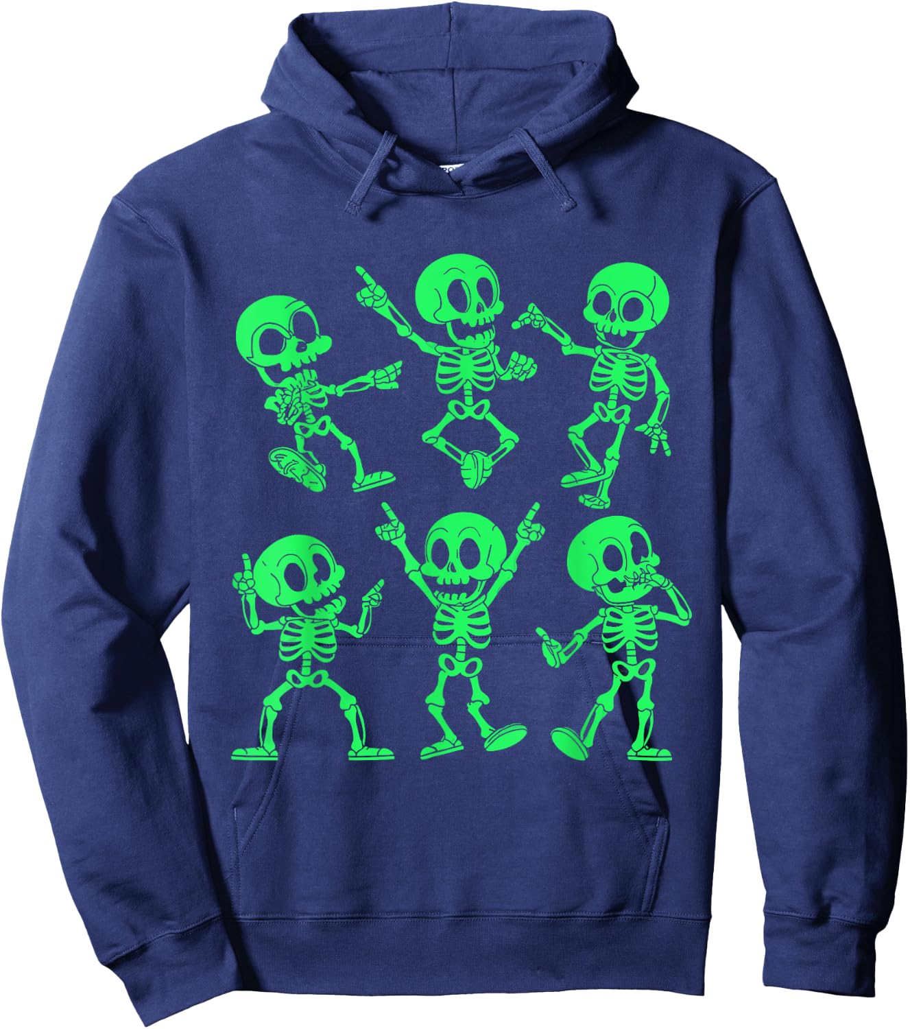 Dancing Skeletons Dance Challenge Girl Boys Kids Halloween Hoodie - Hoodie | Navy