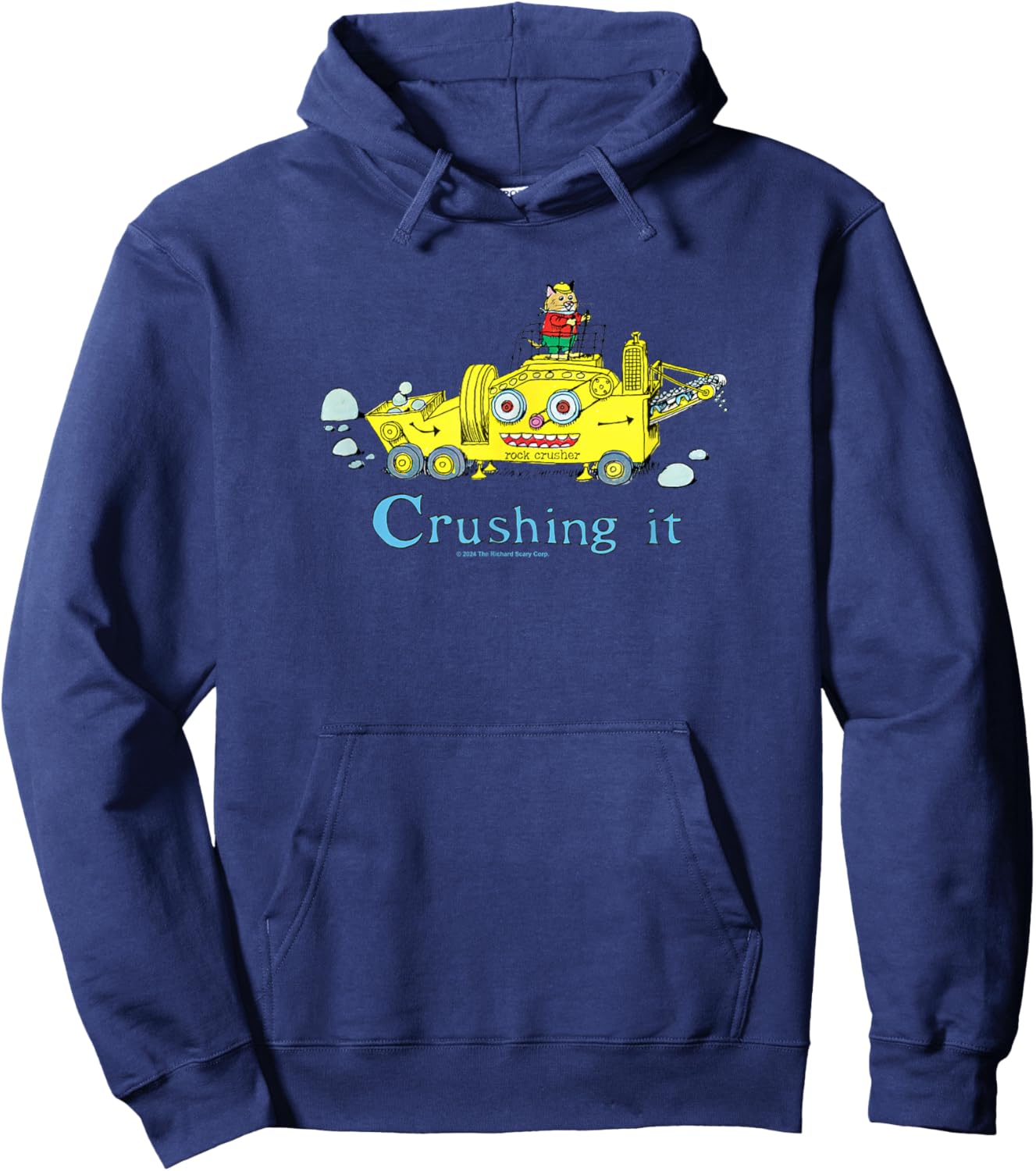 Richard Scarry Crushing It Hoodie - Hoodie | Navy