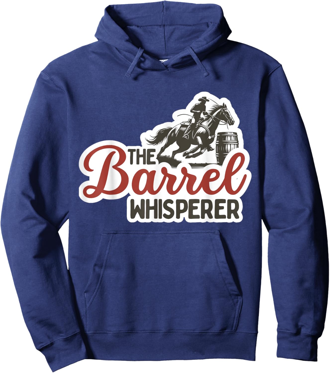 Barrel Racing Shirt Horse Barrel Racer Rodeo Cowgirl Hoodie - Hoodie | Navy