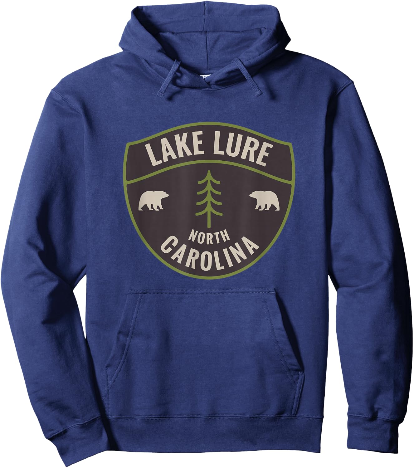 Lake Lure North Carolina NC Bear Mountains Vacation Hoodie - Hoodie | Navy