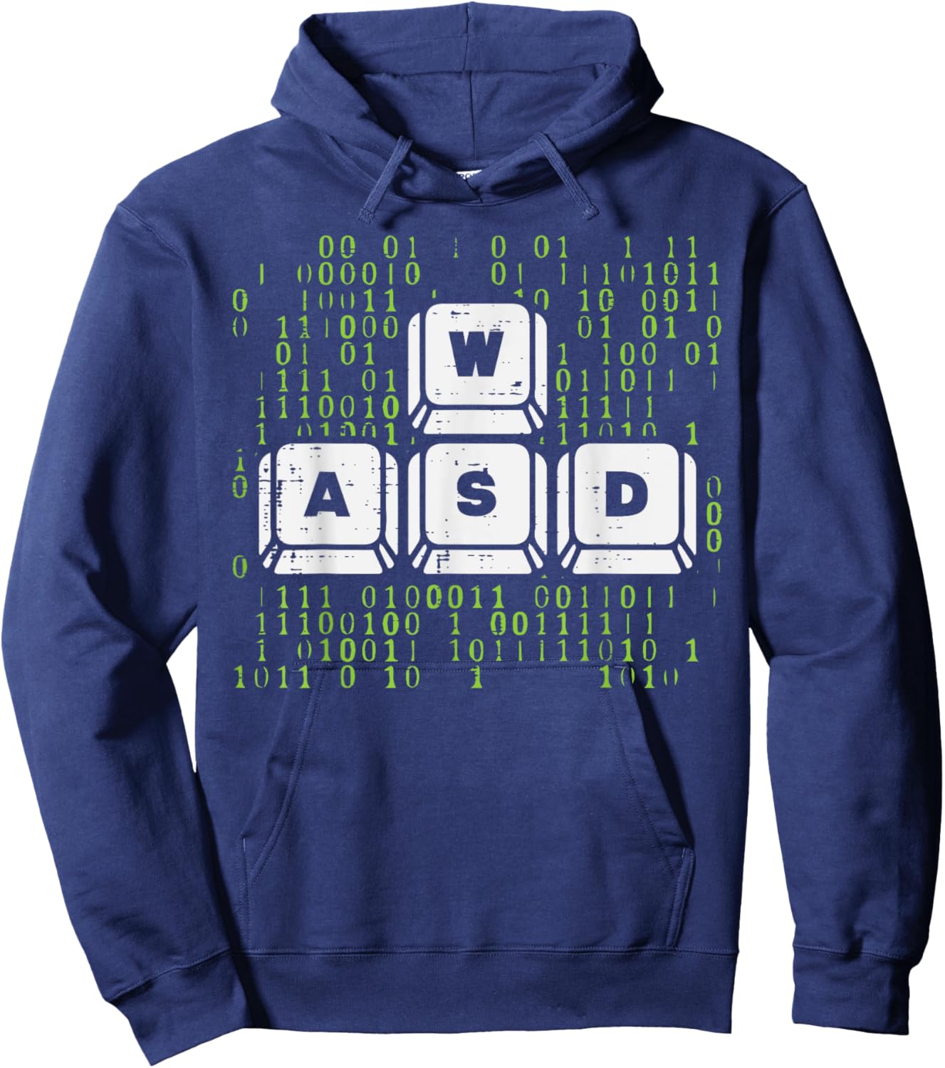 PC Gamer WASD Funny Computer Gaming Boys Kids Men Youth Teen Hoodie - Hoodie | Navy