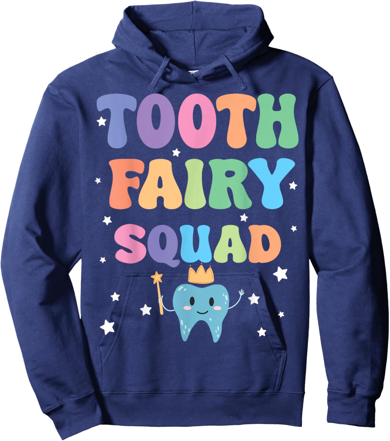 Cute Tooth Fairy Squad Matching for Dentist Dental Assistant Hoodie - Hoodie | Navy