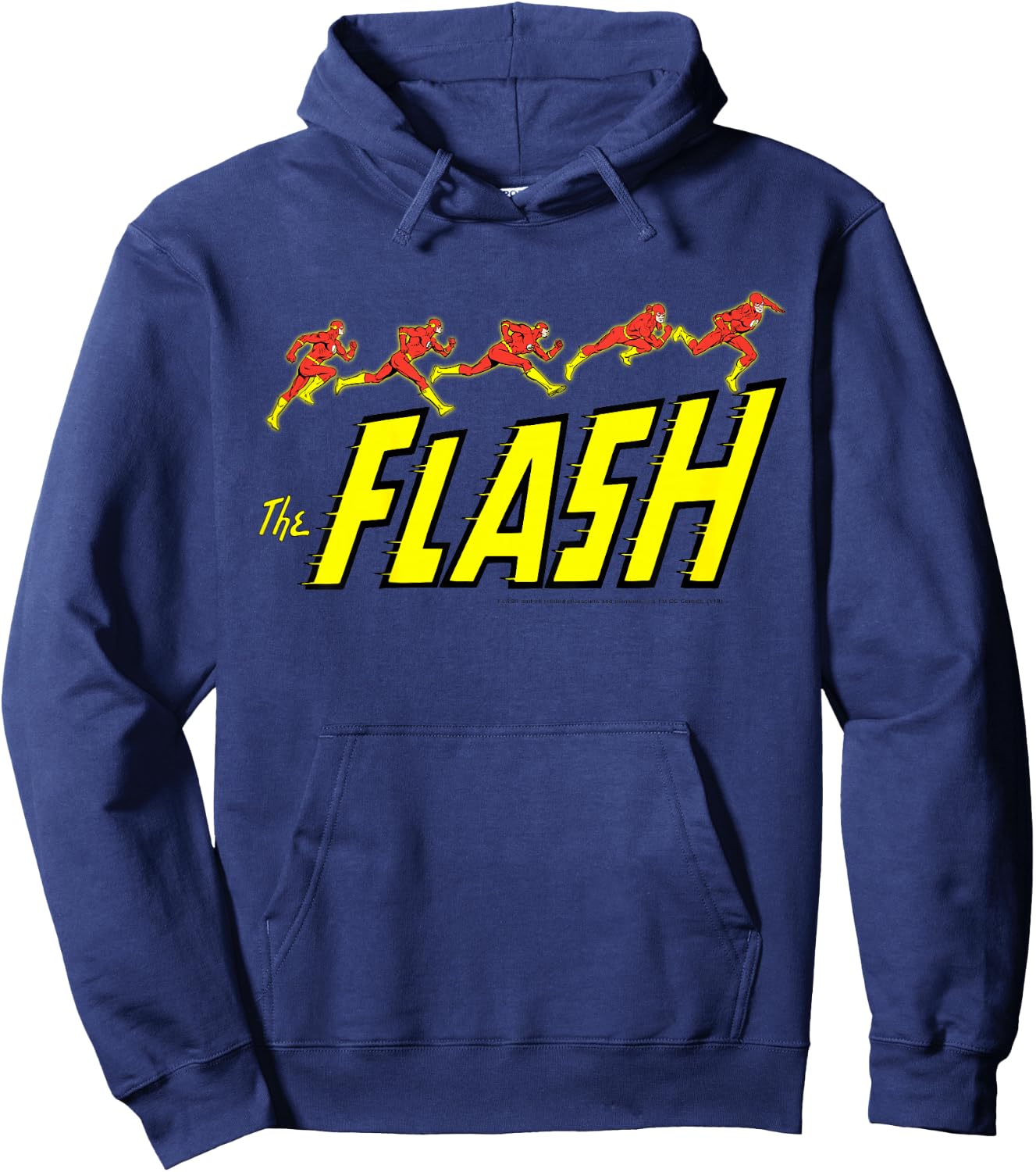 DC Comics The Flash Running Classic Logo Hoodie - Hoodie | Navy