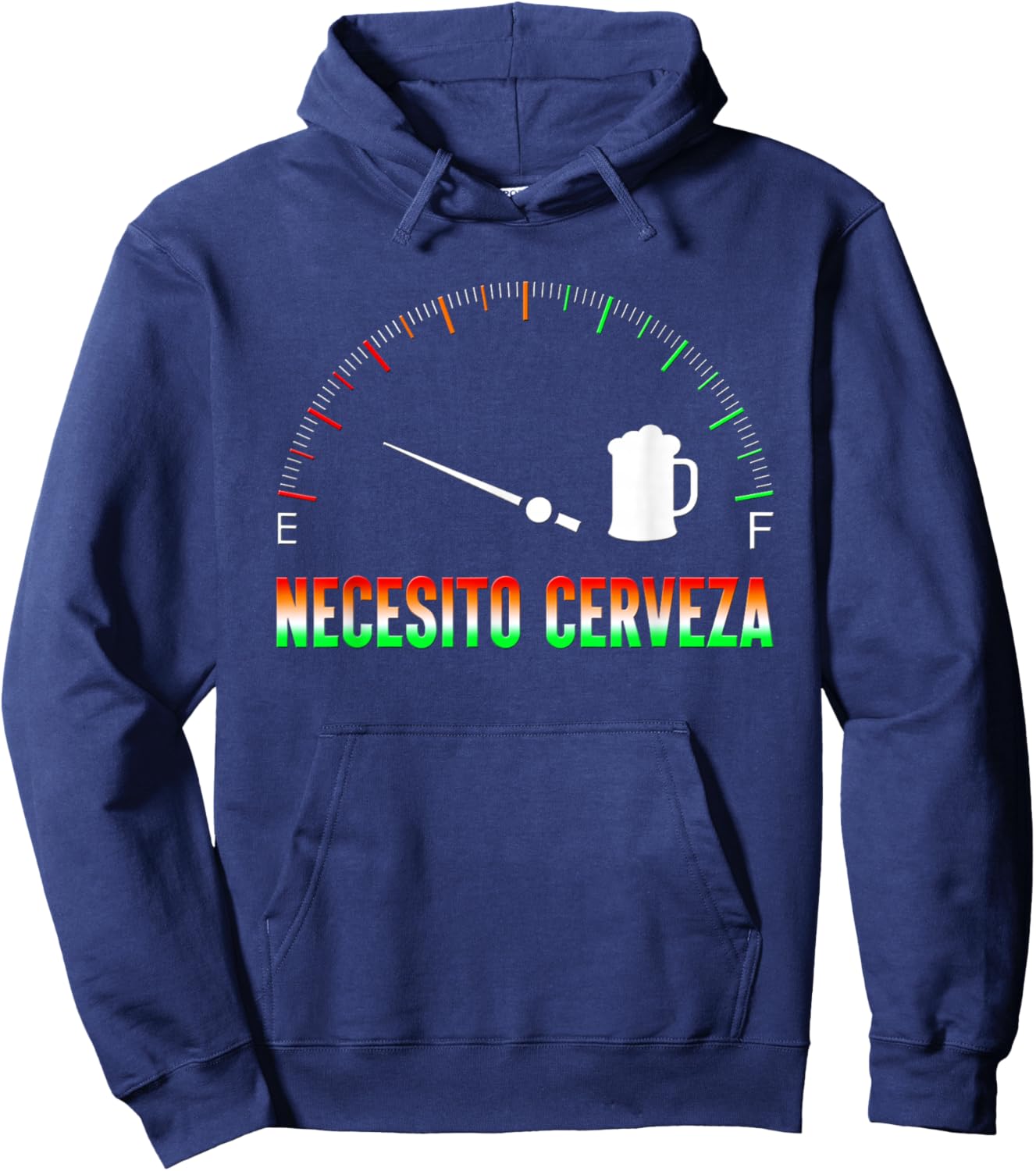 Necesito Cerveza Shirt - Cerveza Hoodie - Hoodie | Navy