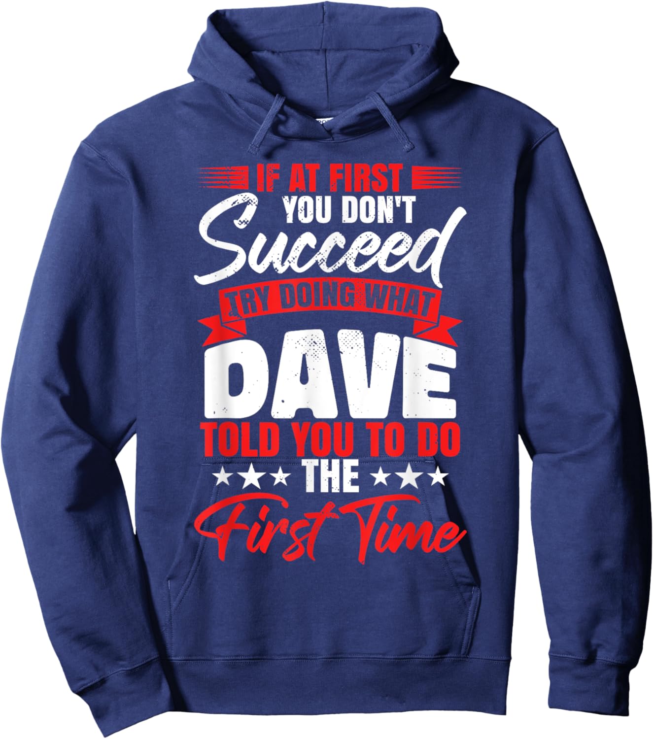 Funny Dave Joke David Hoodie - Hoodie | Navy