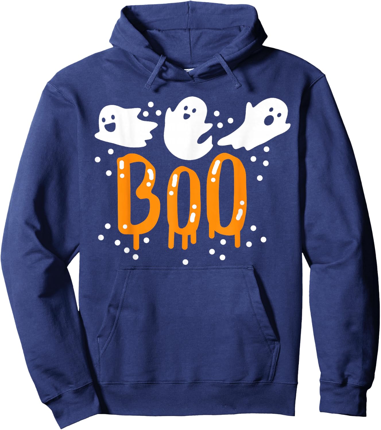 Halloween Ghost Boo Cute Hoodie - Hoodie | Navy