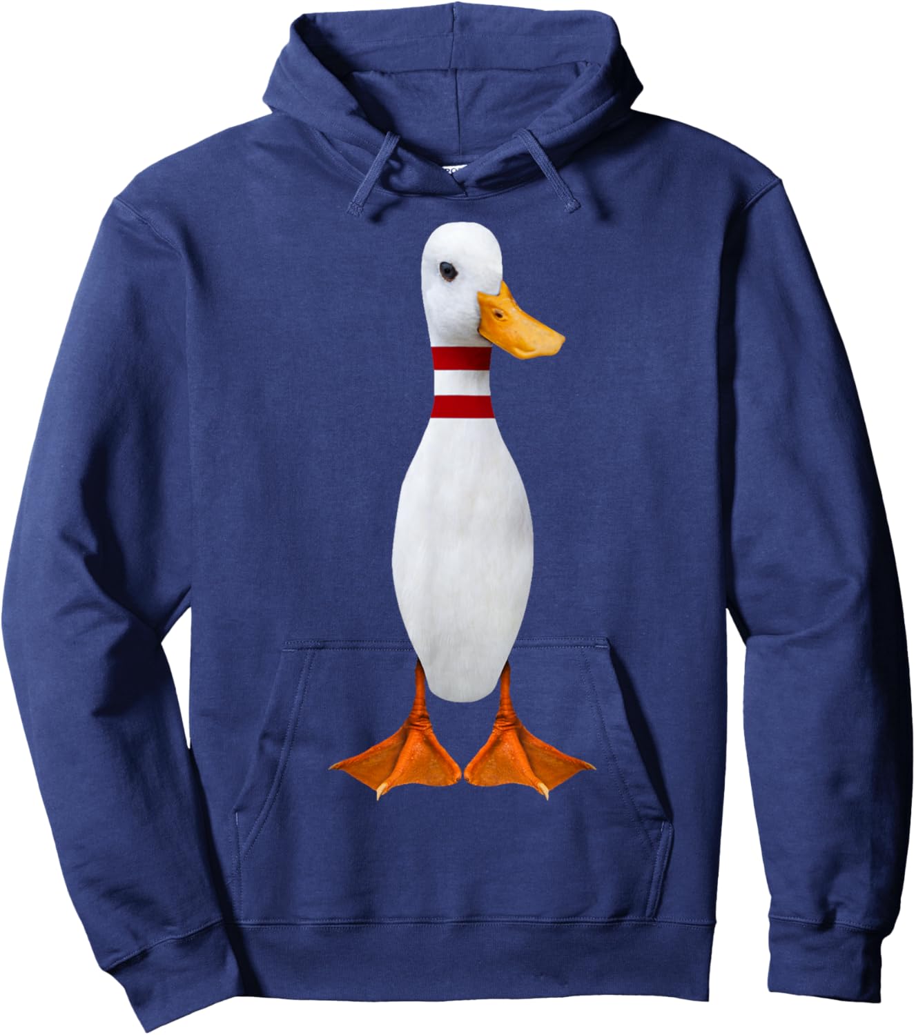 Funny Bowling Farmer Bowler Duck Ten Pin Spare Me Bowling Hoodie - Hoodie | Navy