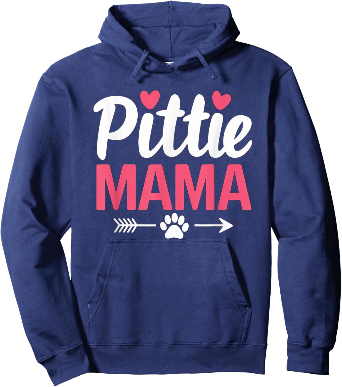 Funny Dog Pittie Mom Pitbull Dog Lovers Mothers Day Gifts Hoodie - Hoodie | Navy