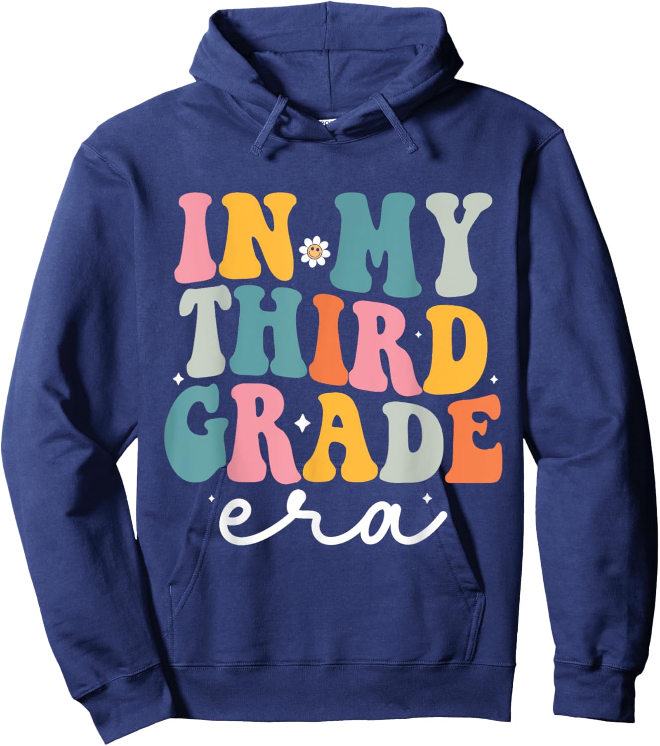 In My Third Grade Era Kid Back To School 3rd Grade Teacher Hoodie - Hoodie | Navy