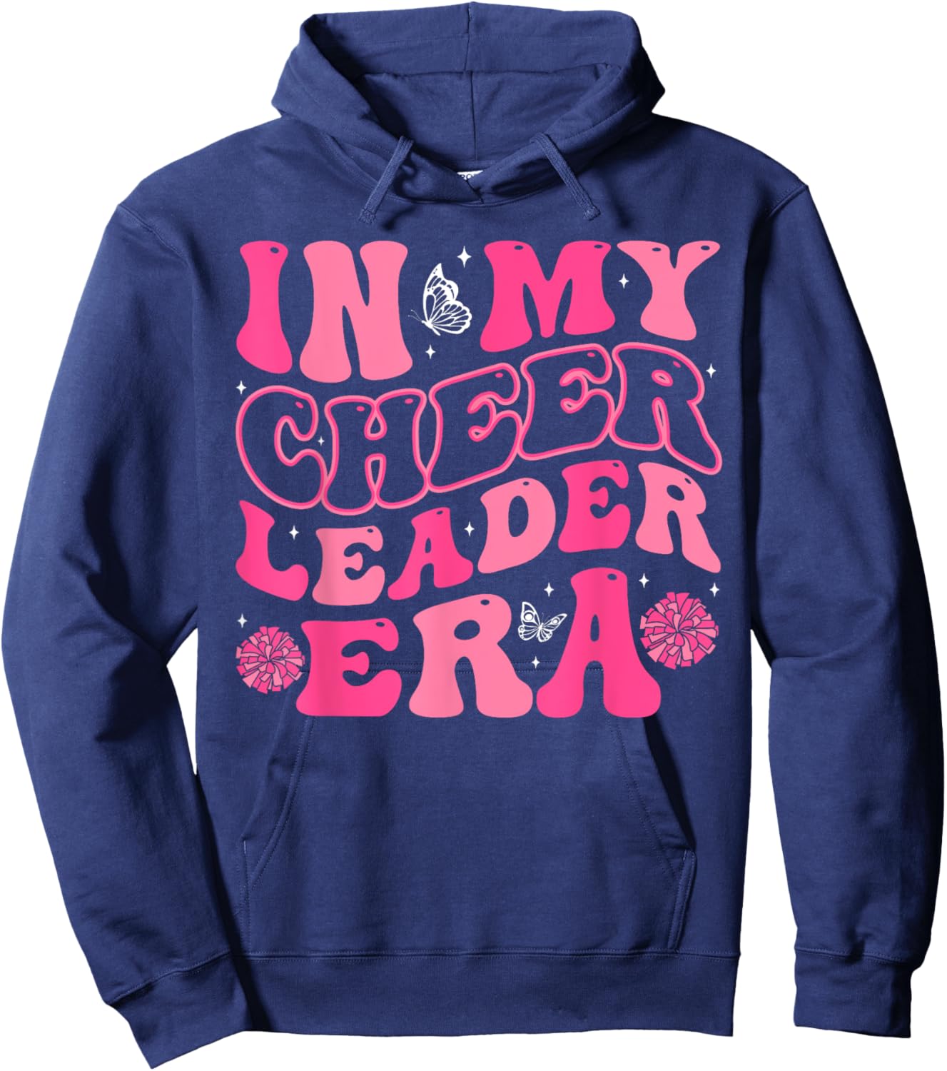 In My Cheerleader Era Cheer Coach Cheerleading Women Girls Hoodie - Hoodie | Navy