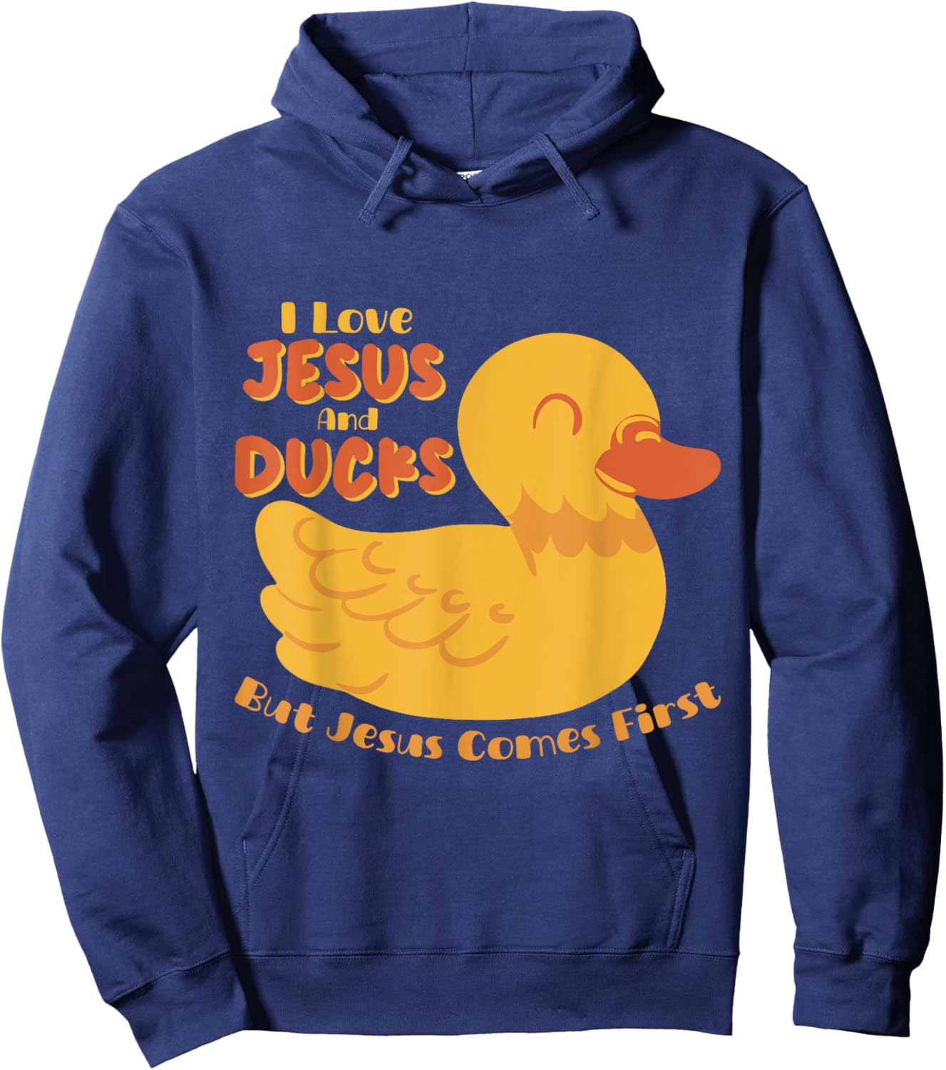 Ducks Lover Christian Religion Faith Jesus Catholic Hoodie - Hoodie | Navy