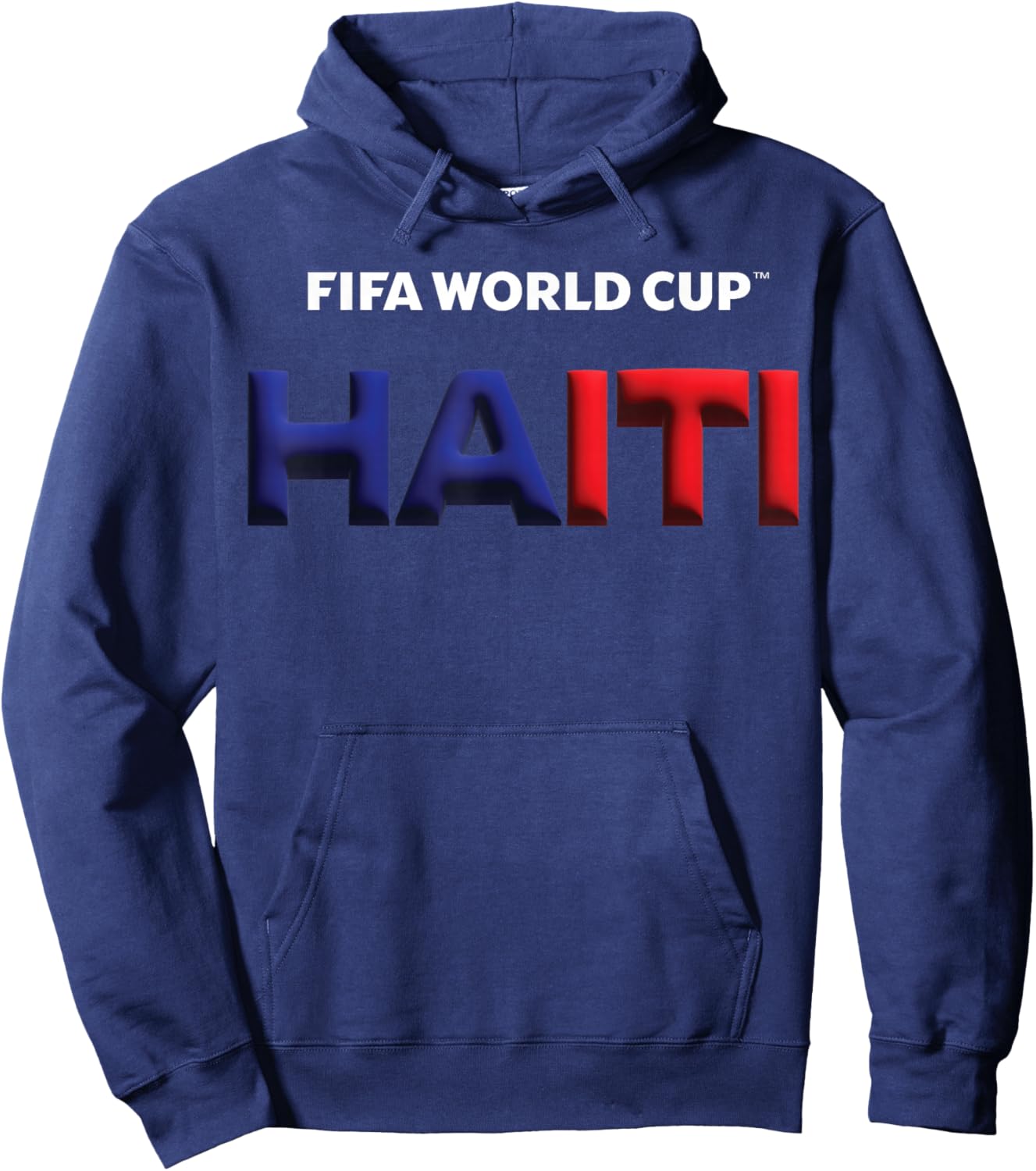 FIFA World CUP26 Haiti Bubble Color Hoodie - Hoodie | Navy