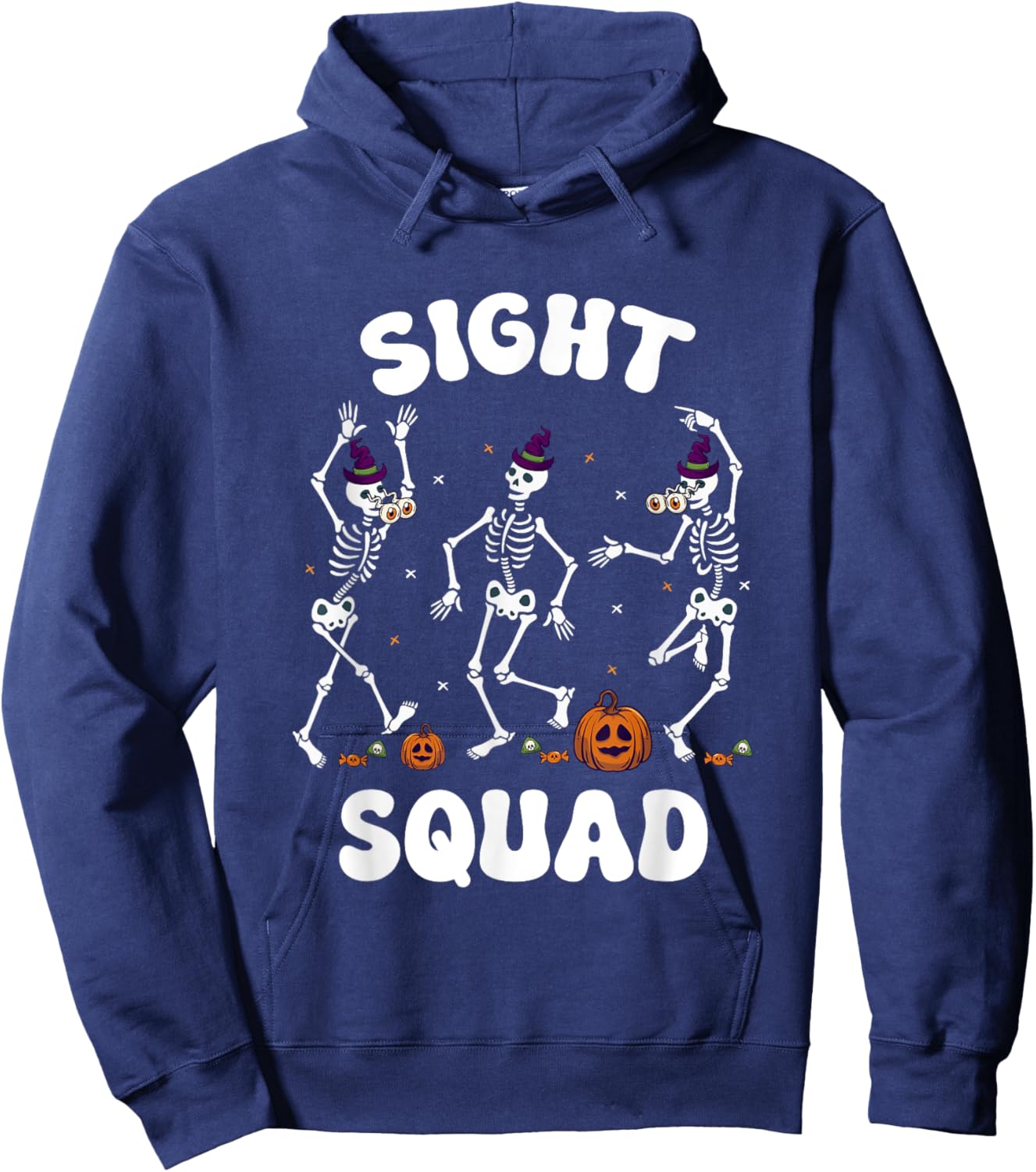 Sight Squad Halloween Eye Doctor Optometry Optician Hoodie - Hoodie | Navy