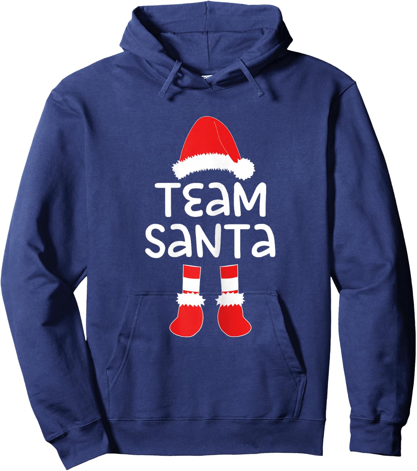 Team Santa Shirt Women Girl Santa Squad Christmas Hoodie - Hoodie | Navy