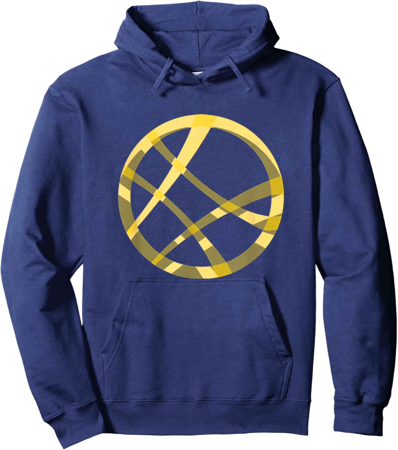 Marvel Comics Gold Dr. Strange Sanctum Sanctorum Logo Hoodie - Hoodie | Navy