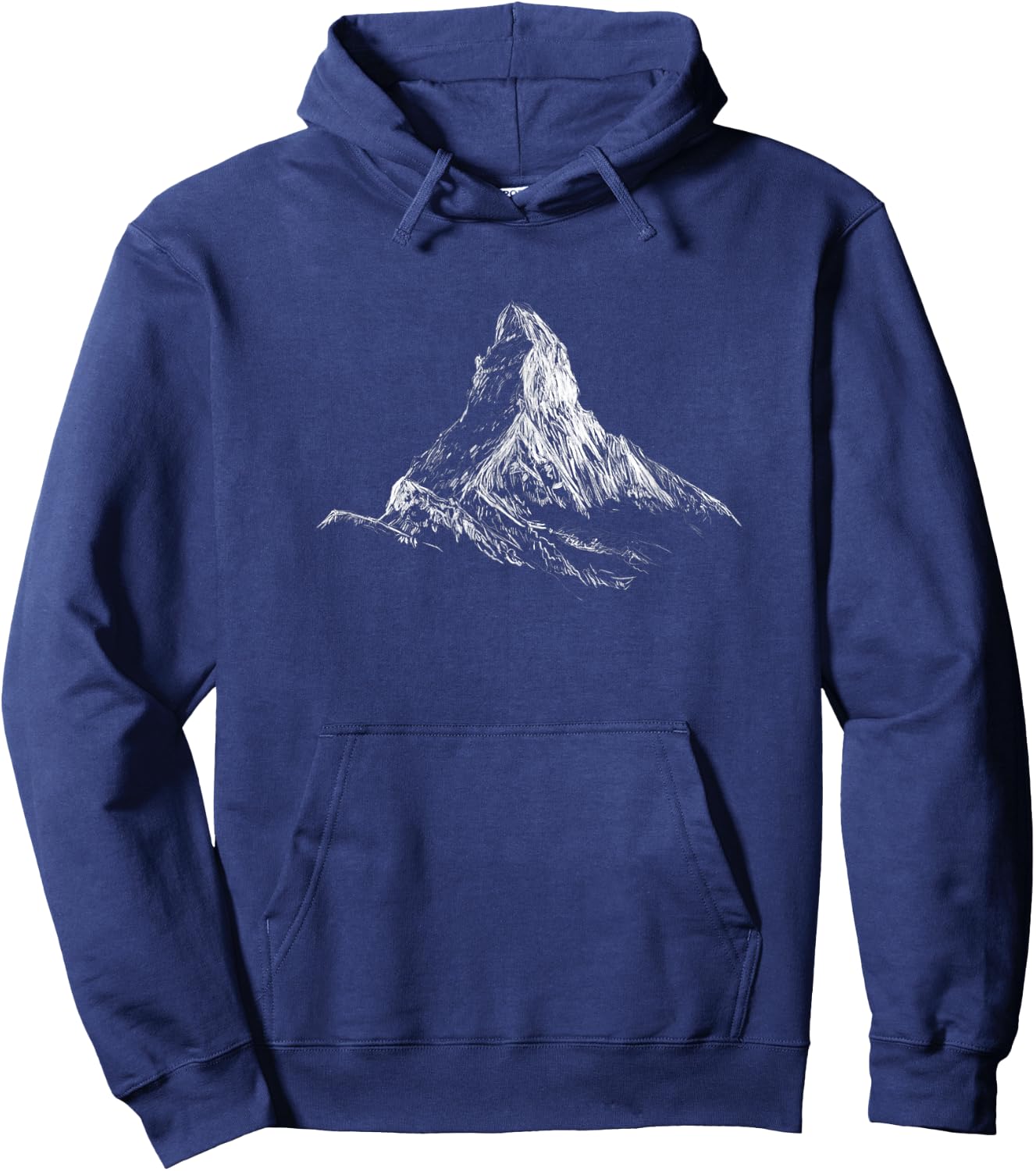 Matterhorn Switzerland Alps Mountains Hiking Climbing Hoodie - Hoodie | Navy