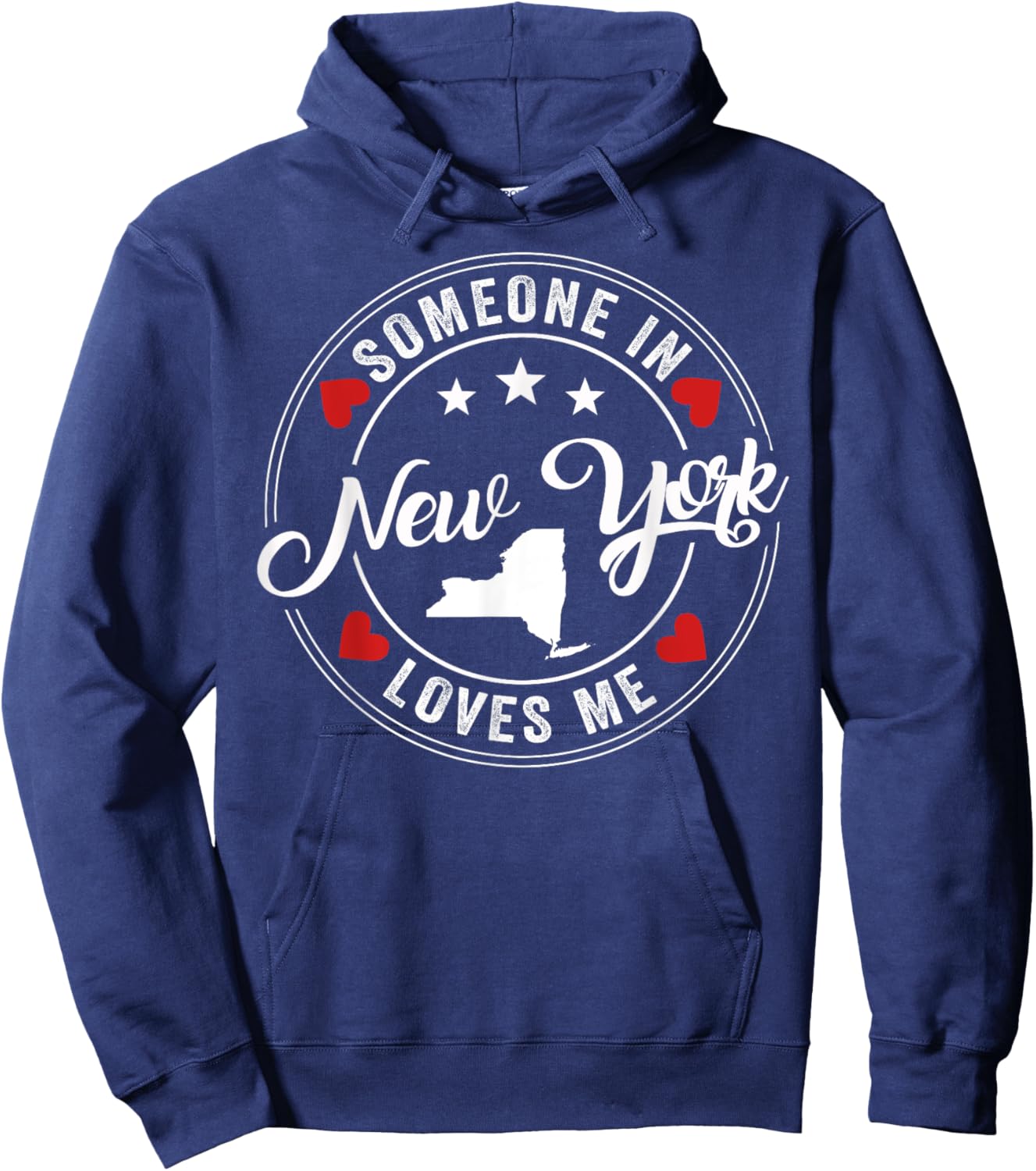 Someone In New York Loves Me Hoodie - Hoodie | Navy