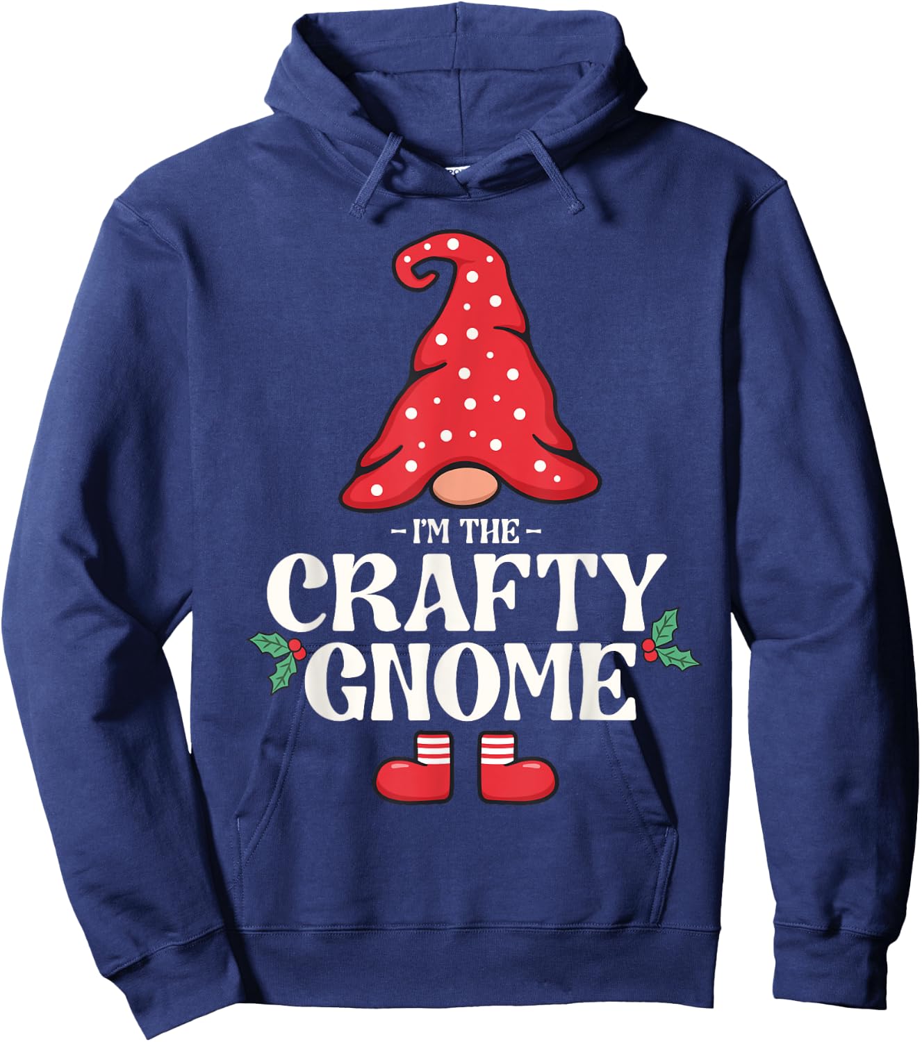 The Crafty Gnome Funny Family Matching Group Christmas Hoodie - Hoodie | Navy