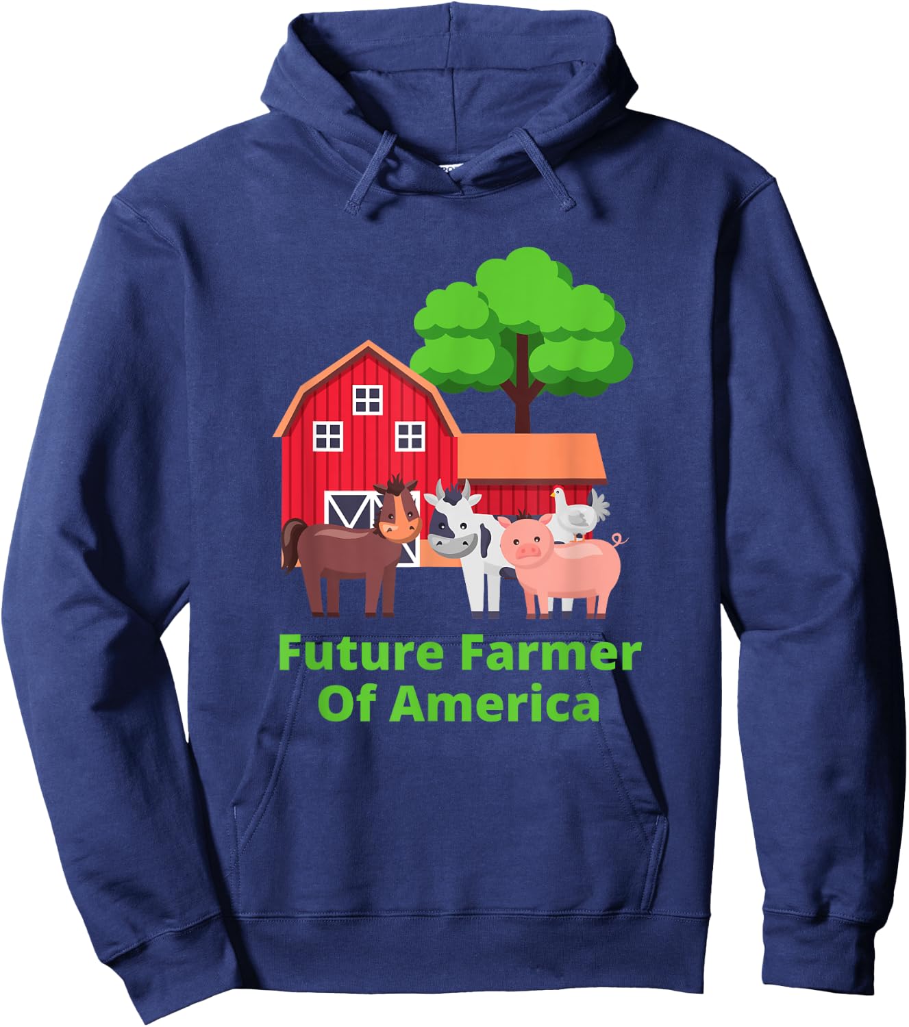 Cute Future Farmer Of America Hoodie - Hoodie | Navy