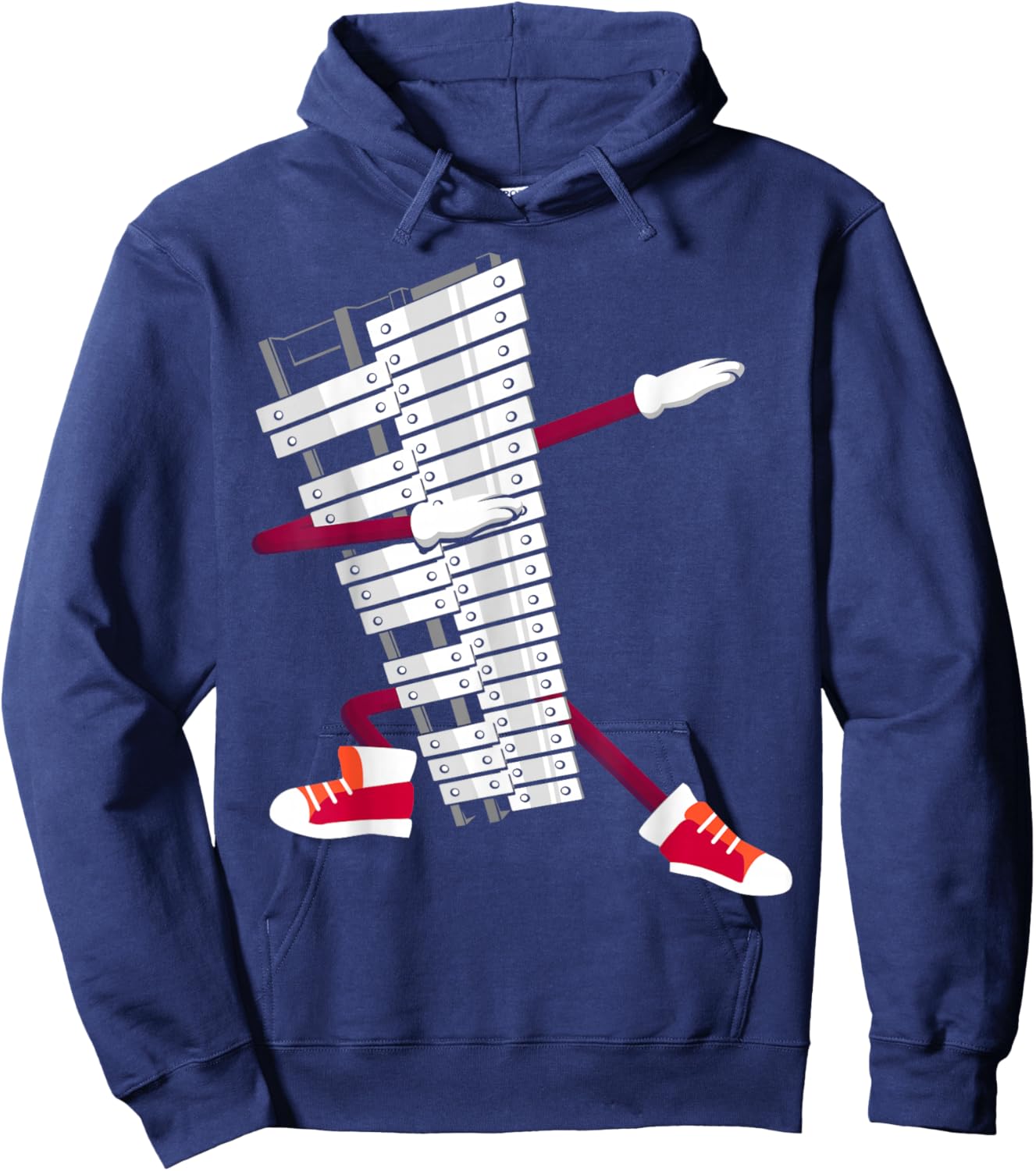 Dabbing Glockenspiel Percussion Ensemble Glockenspiel Hoodie - Hoodie | Navy