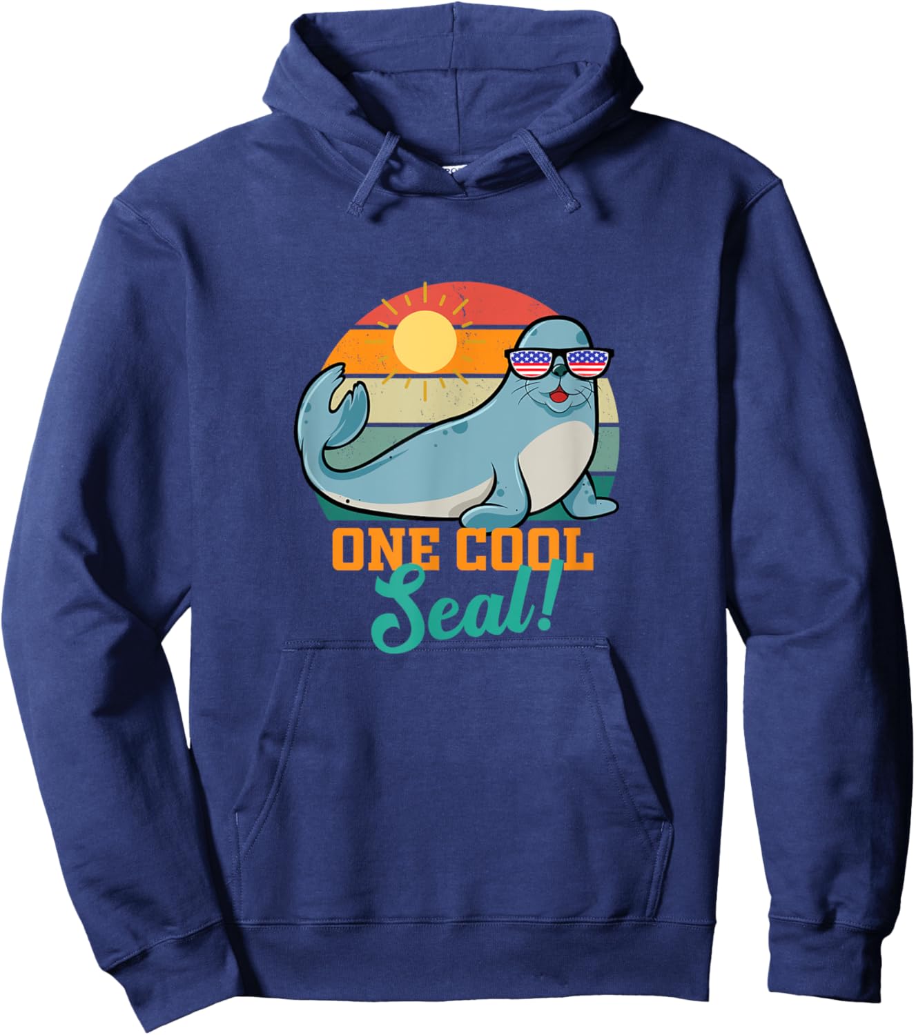 Seal Gifts Kids Seals Apparel USA Pacific America Boys Girls Hoodie - Hoodie | Navy