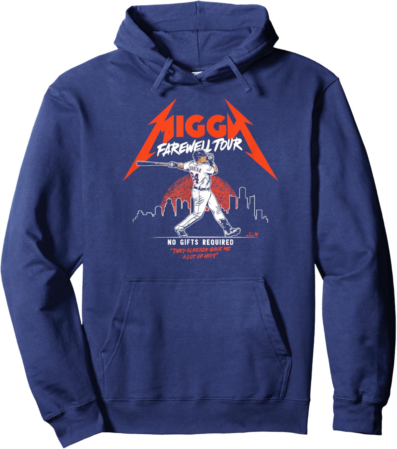 Miguel Cabrera - Miggy Farewell Tour - Detroit Baseball Hoodie - Hoodie | Navy