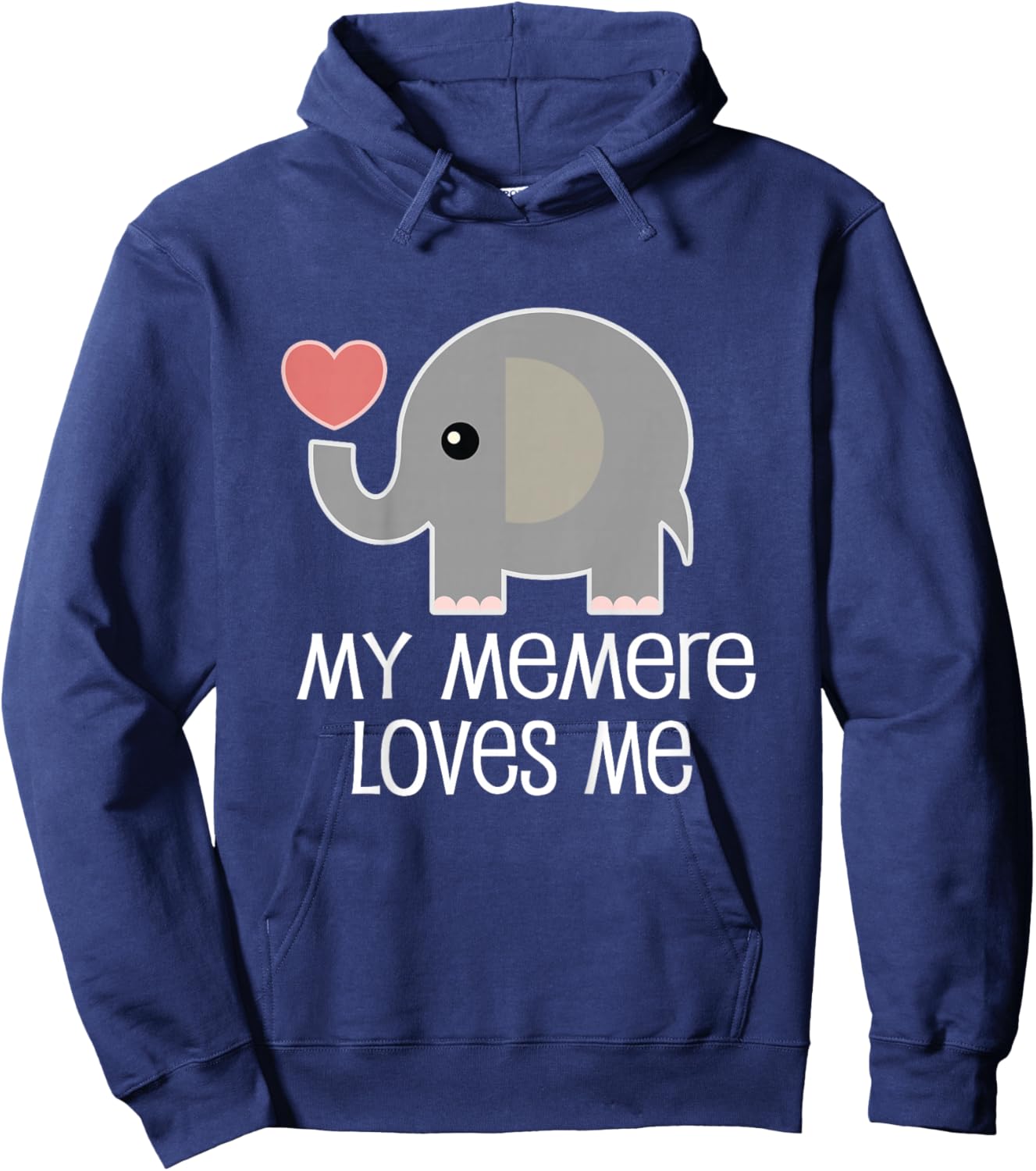 My Memere Loves Me Hoodie - Hoodie | Navy