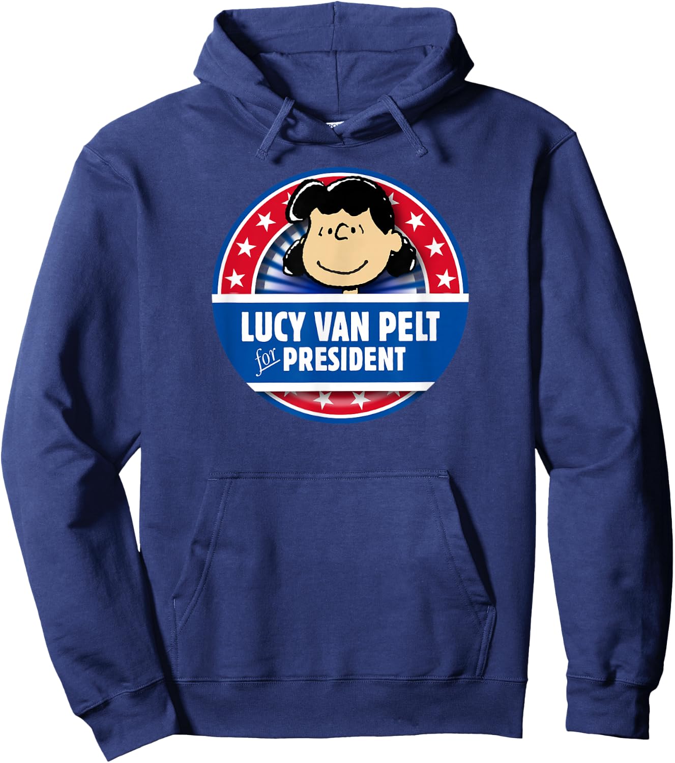 Peanuts Lucy Van Pelt for President Hoodie - Hoodie | Navy