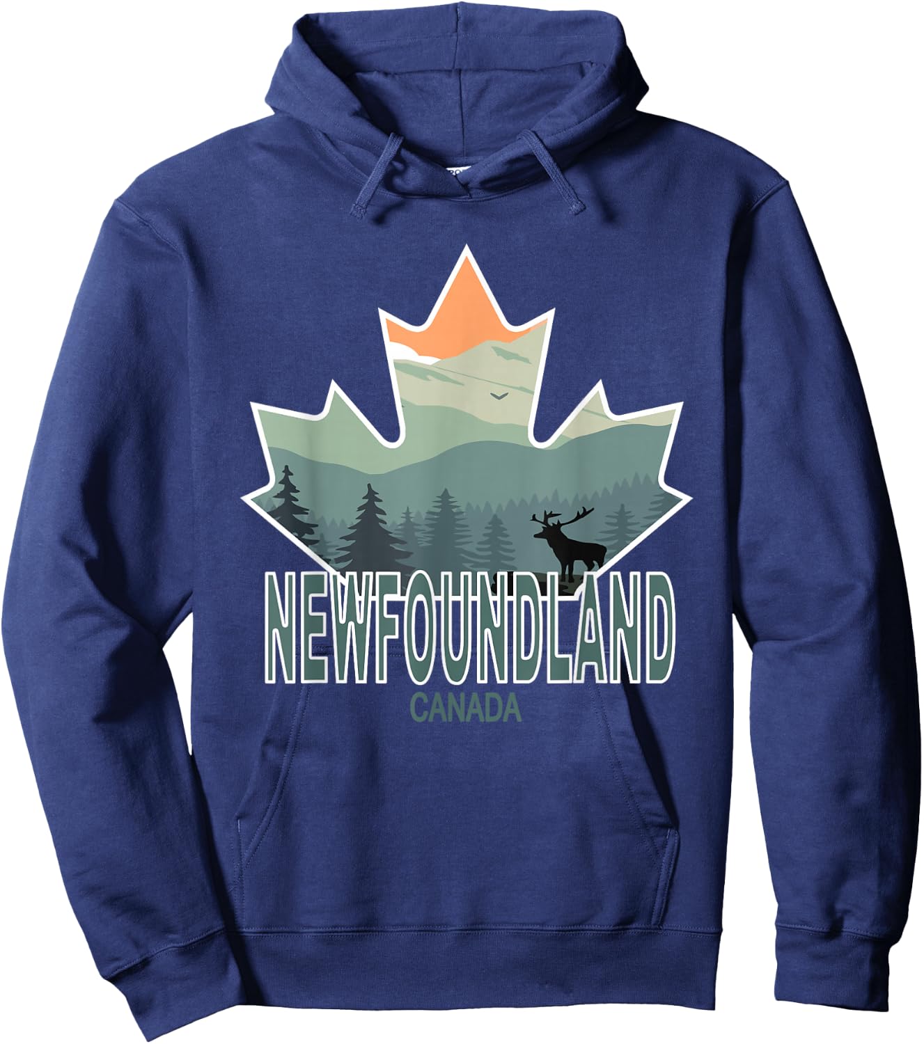 Newfoundland, Canada Hoodie - Hoodie | Navy