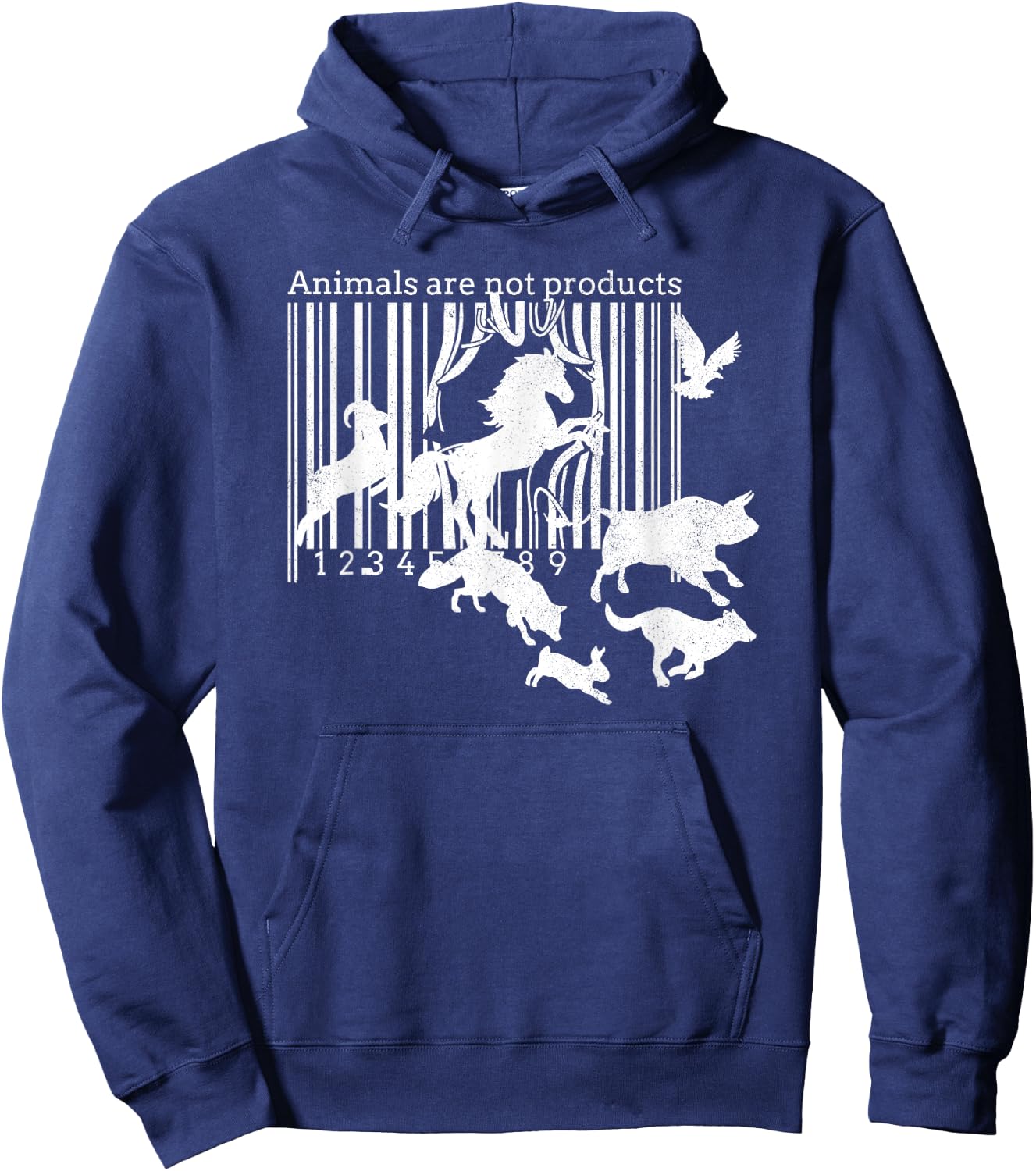 Animals Are Not Products - Vegetarianism - Animal Rights Hoodie - Hoodie | Navy