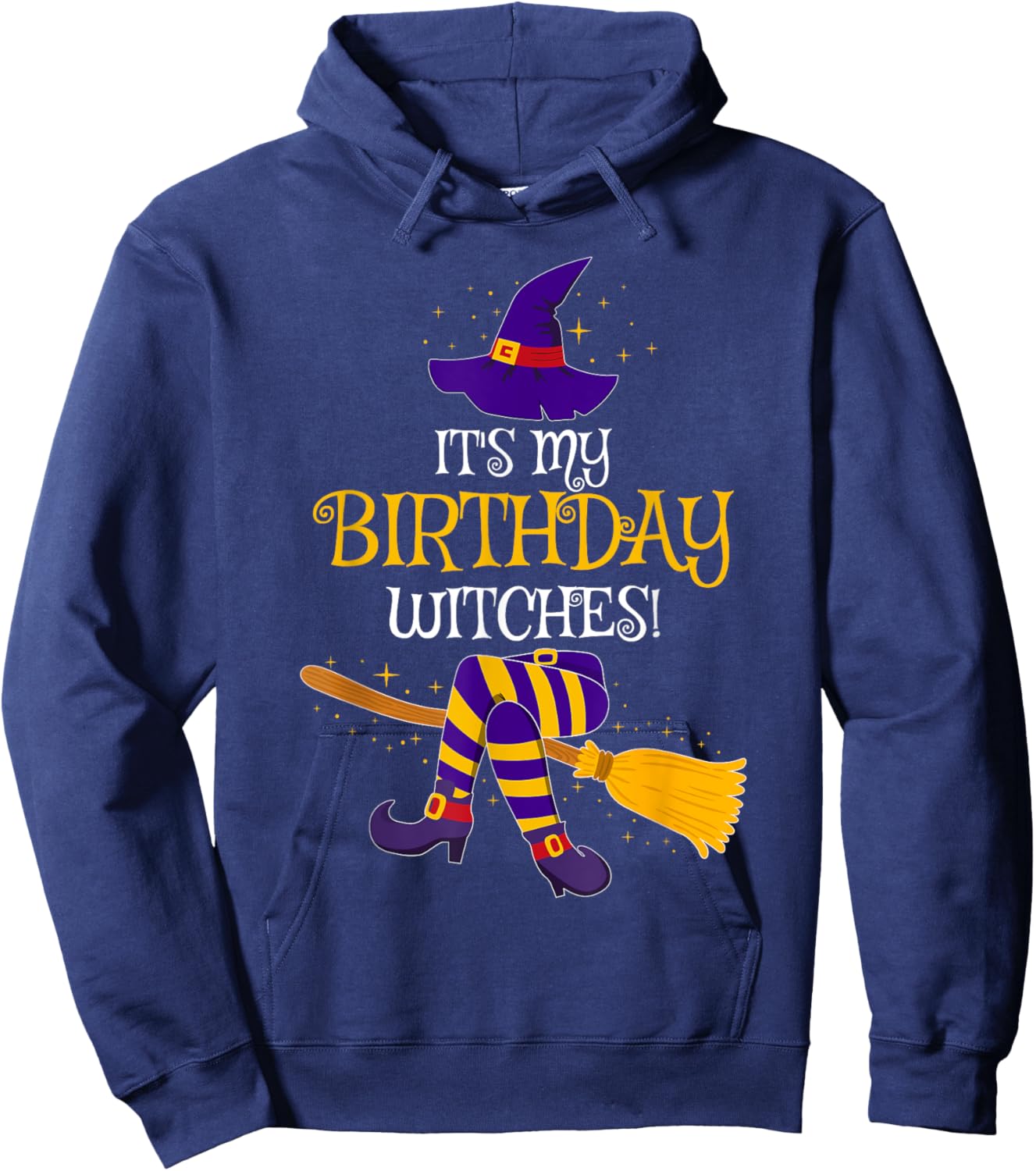 It's My Birthday Witches! Family Matching Costume Halloween Hoodie - Hoodie | Navy