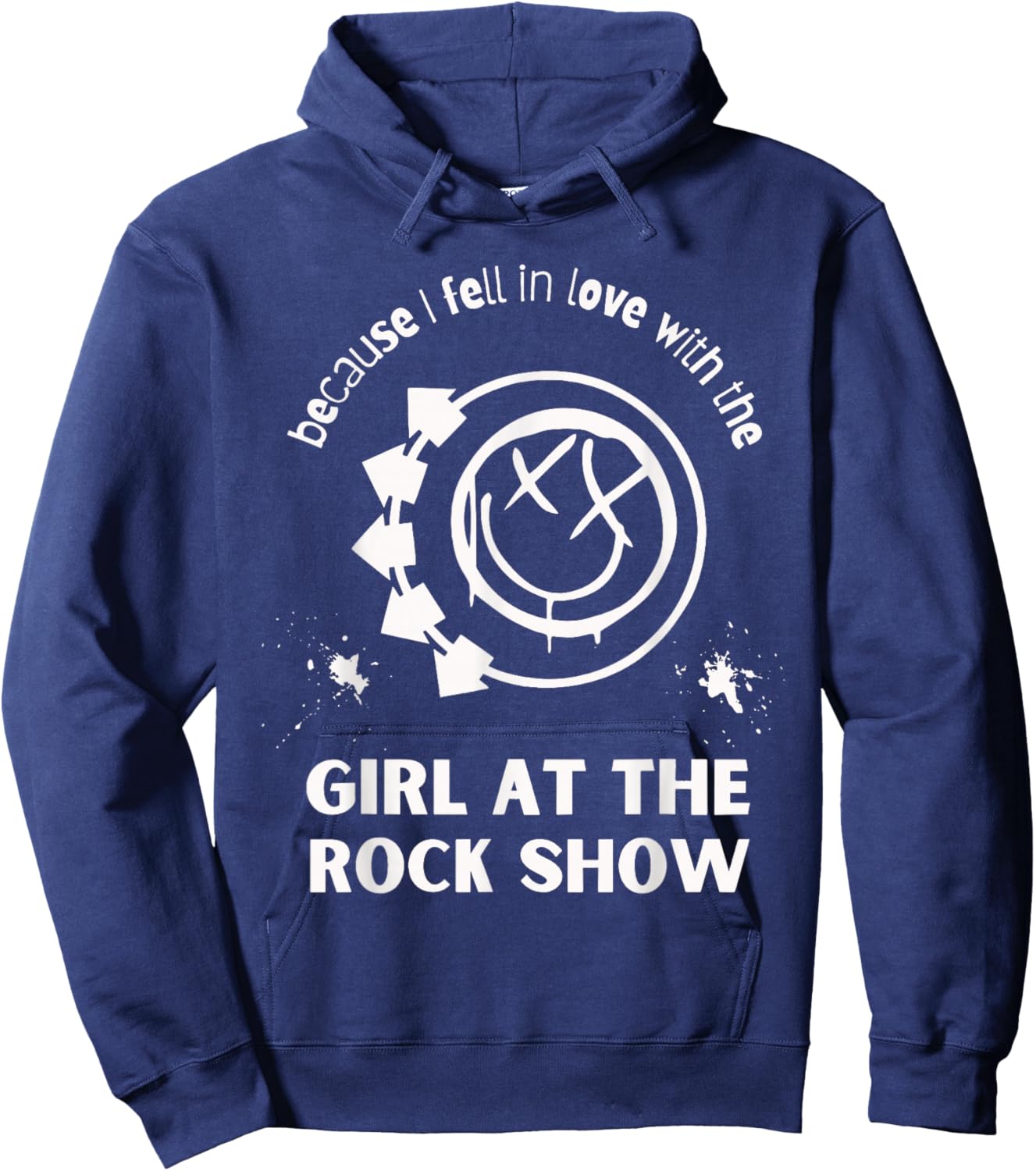 I Am The Girl At The Rock Show Funny Punk Rock Music Lover Hoodie - Hoodie | Navy