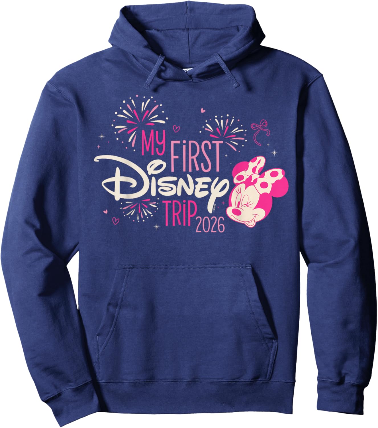 Disney Minnie Mouse "My First Disney Trip" 2026 Vacation Hoodie - Hoodie | Navy