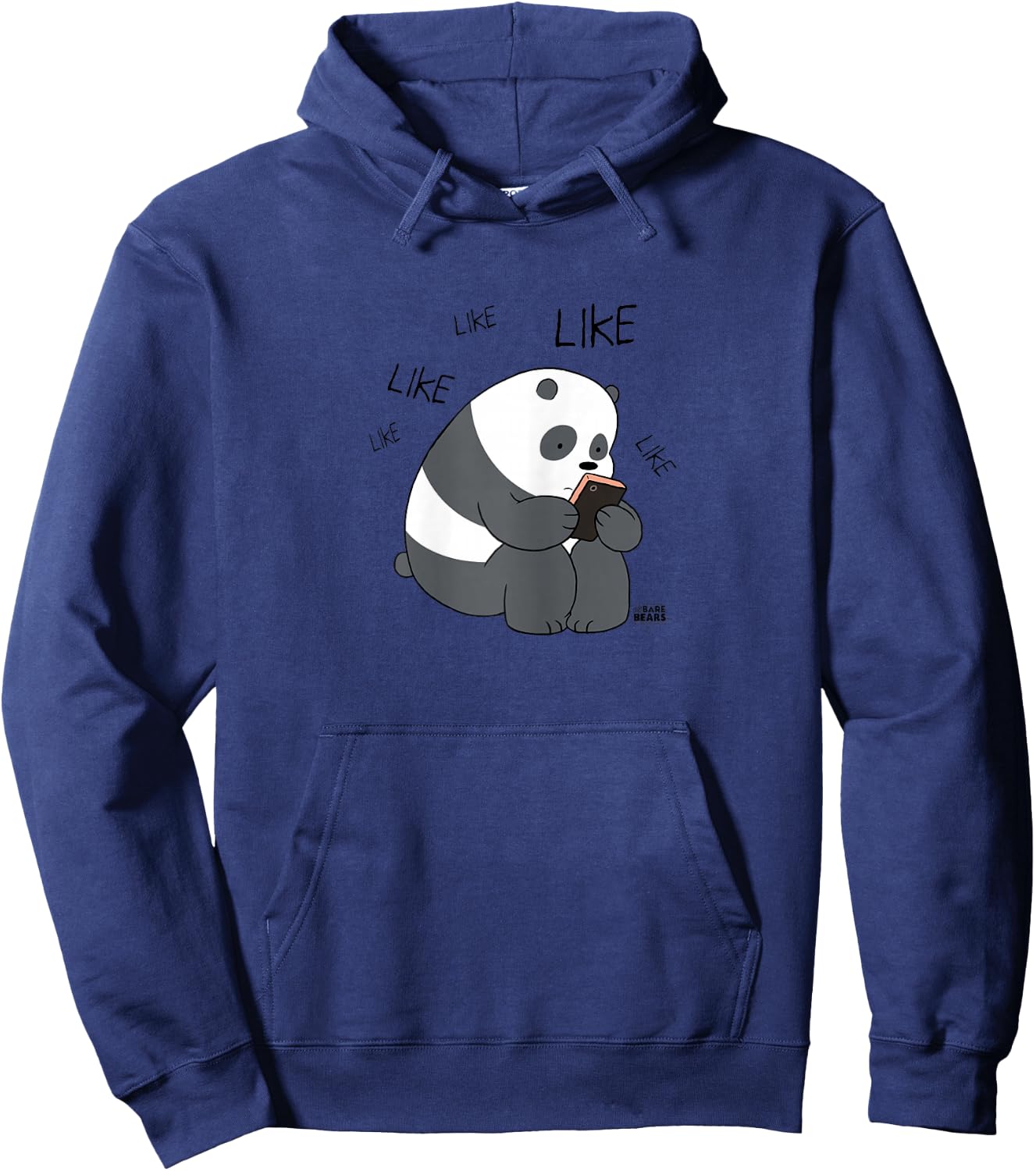 We Bare Bears Panda Like Like Like Hoodie - Hoodie | Navy