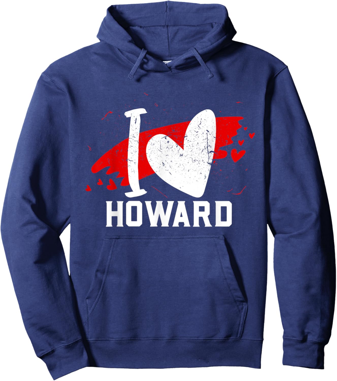 I Love Howard I Heart Howard Hoodie - Hoodie | Navy