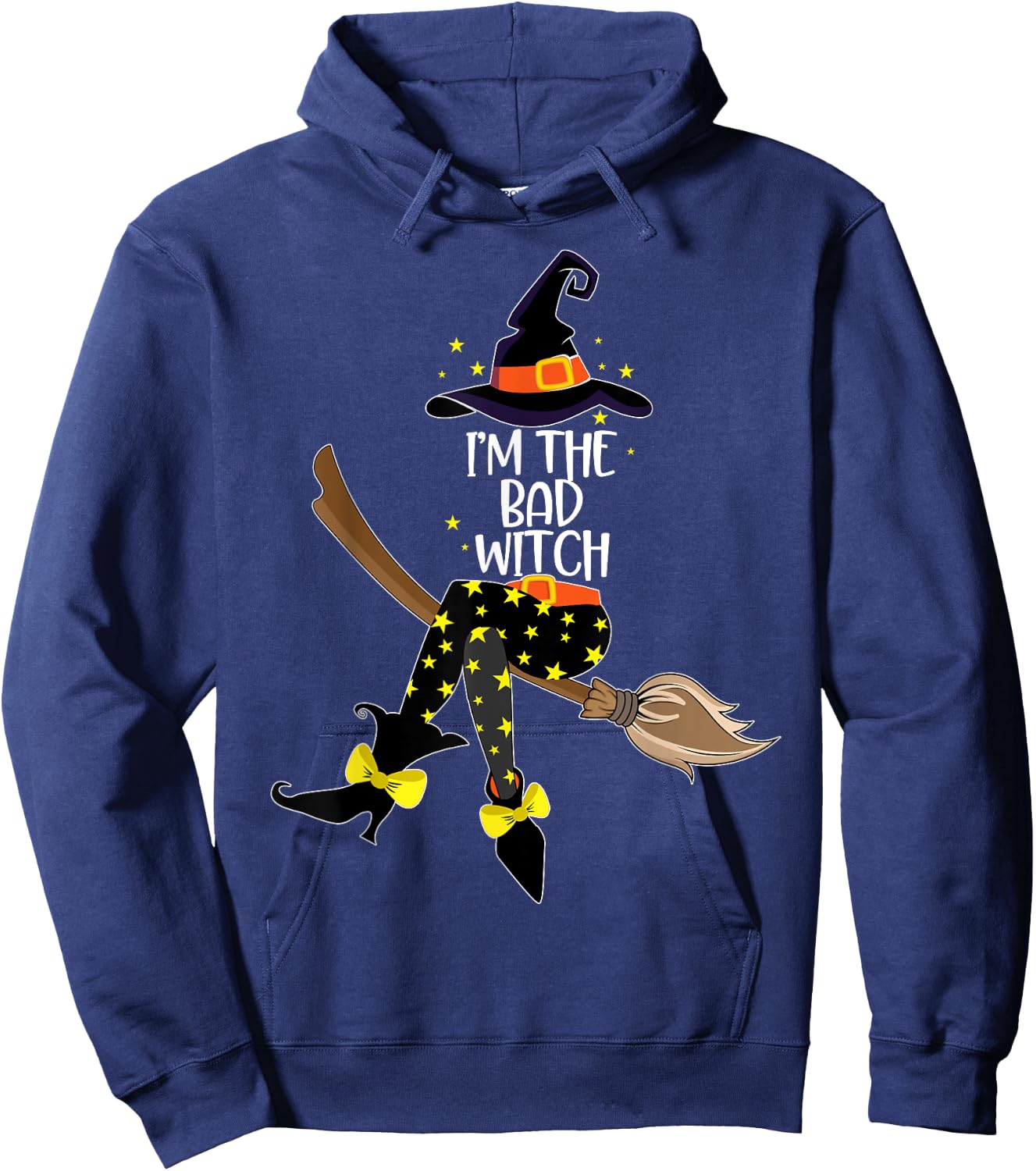Im the Bad Witch Shirt Halloween Matching Group Costume Hoodie - Hoodie | Navy