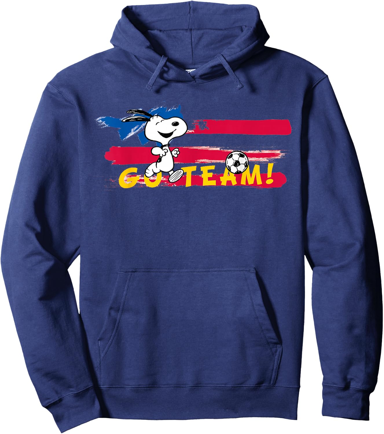 Peanuts - Snoopy Soccer Go Team USA Hoodie - Hoodie | Navy