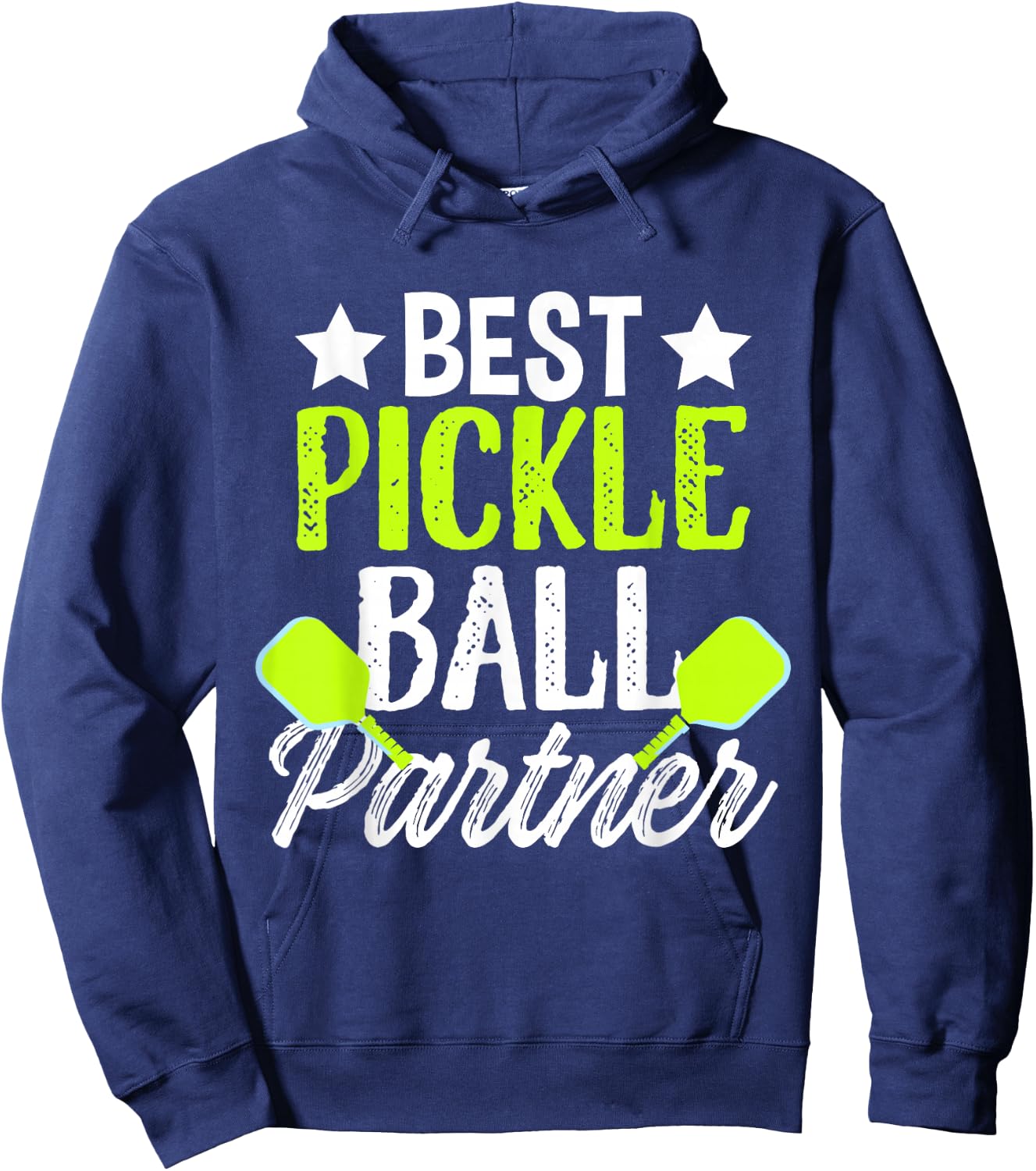 Best Pickleball Partner Sport Paddle Dink Table Tennis Game Hoodie - Hoodie | Navy