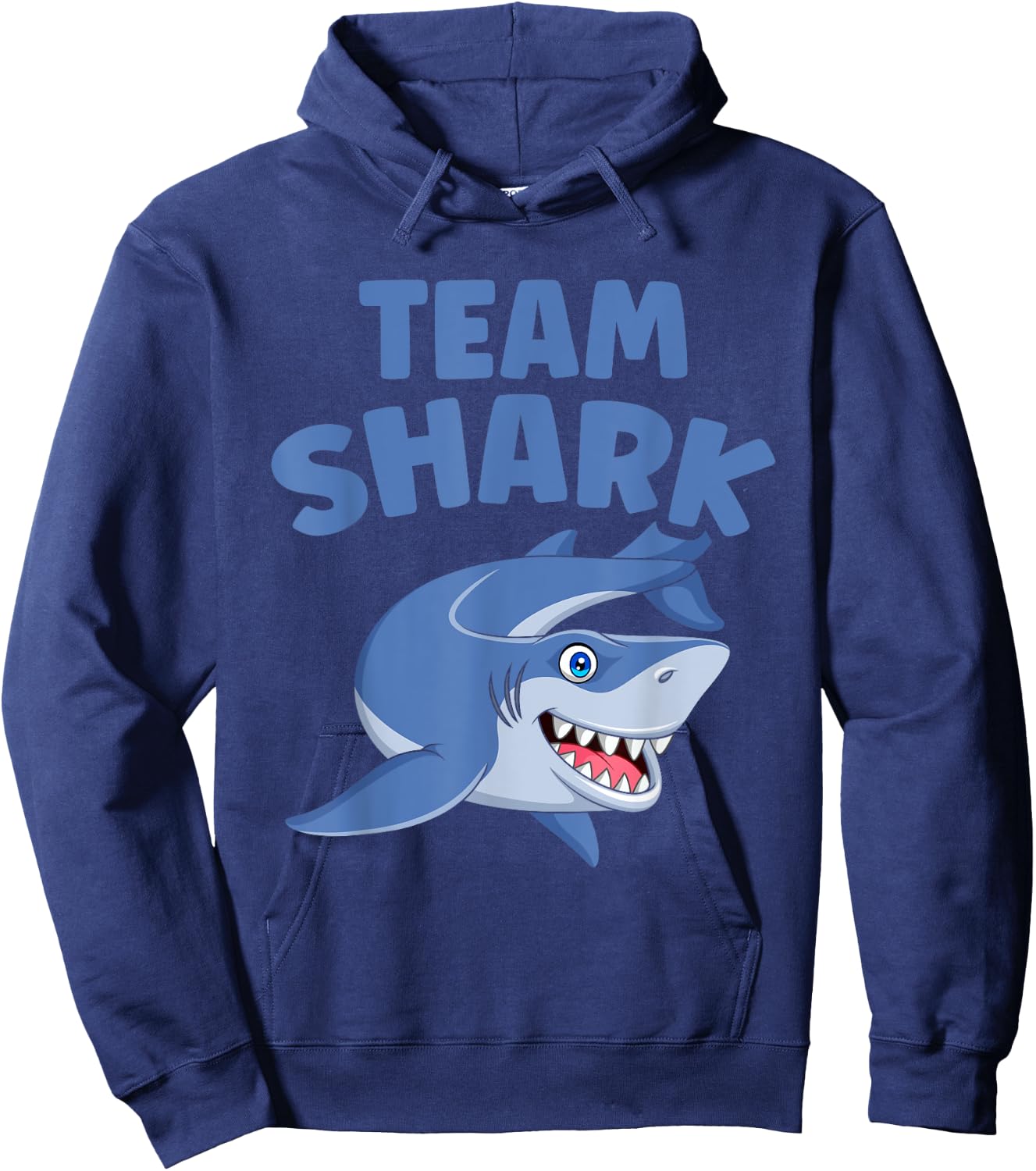 Team Shark Marine Biology Shark Lover Ocean Hoodie - Hoodie | Navy
